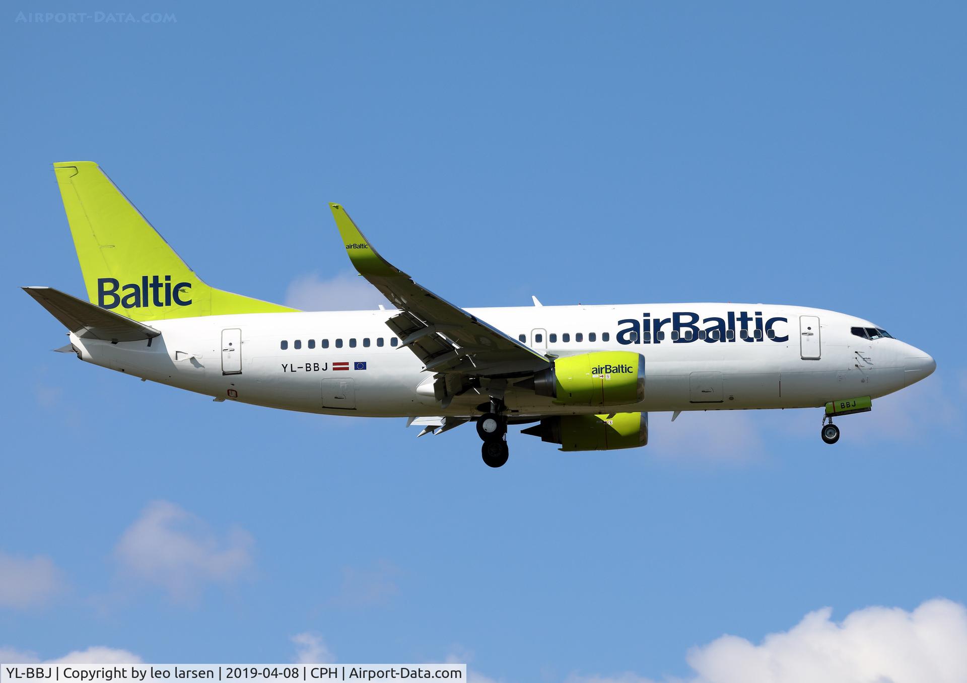 YL-BBJ, 1999 Boeing 737-33Q C/N 30333, Copenhagen 8.4.2019