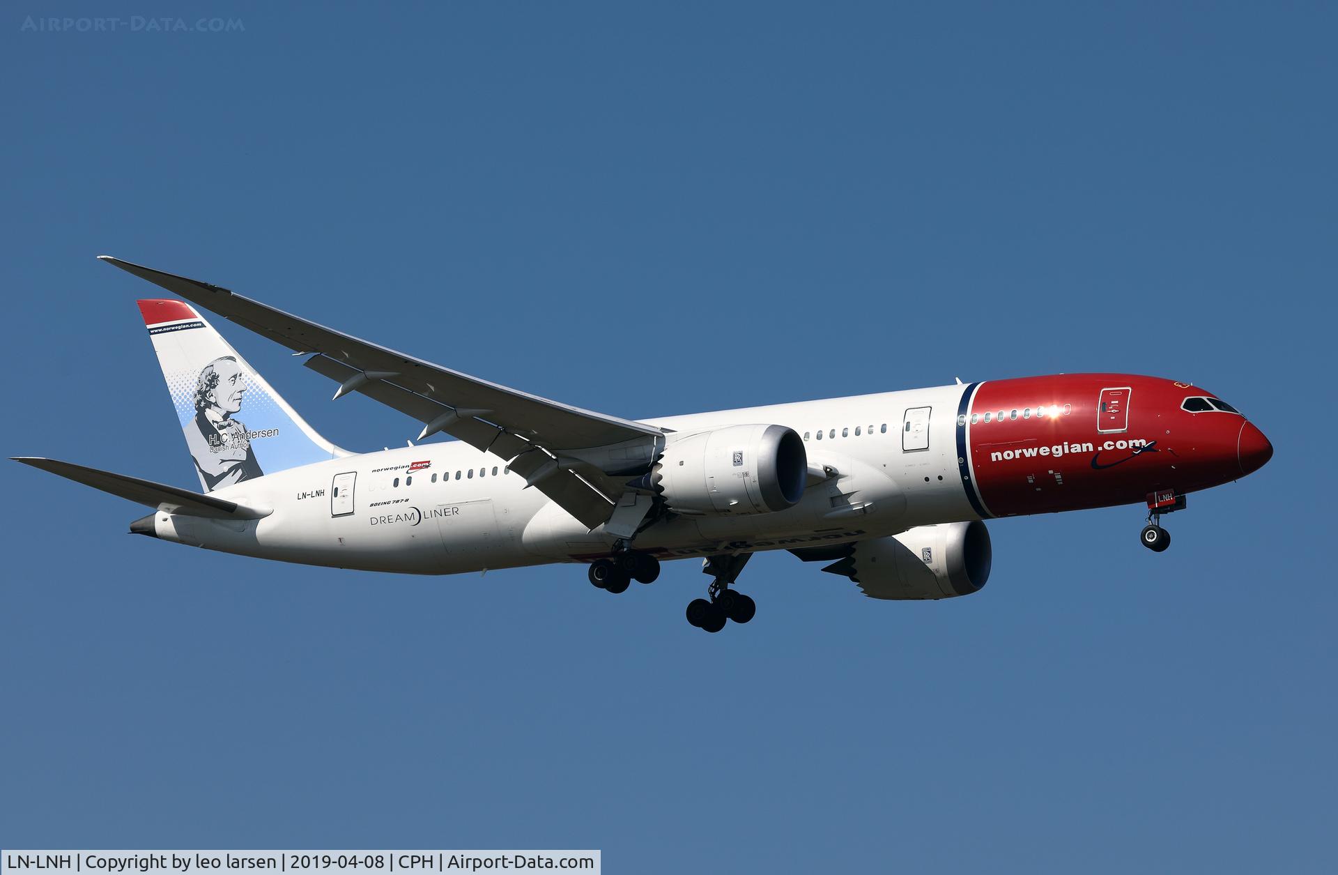 LN-LNH, 2015 Boeing 787-8 Dreamliner Dreamliner C/N 36526, Copenhagen 8.4.2019