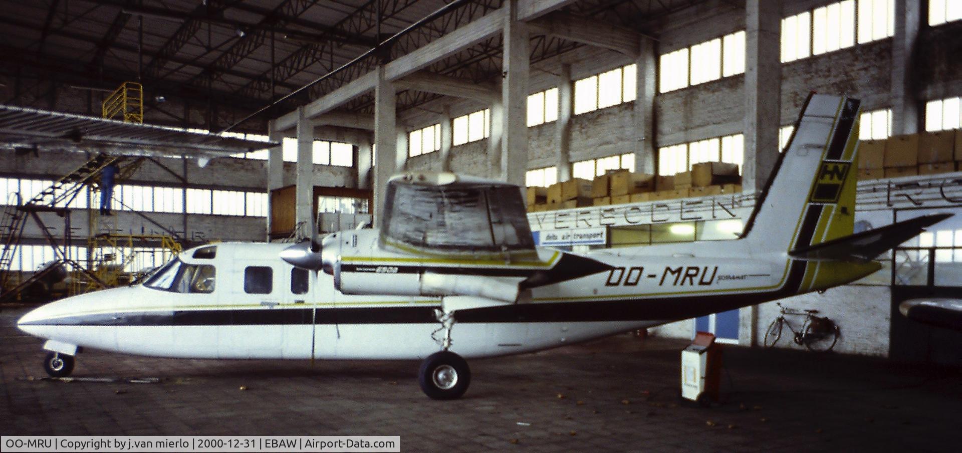 OO-MRU, 1977 Rockwell Commander 690B C/N 11374, Antwerpen, Belgium
