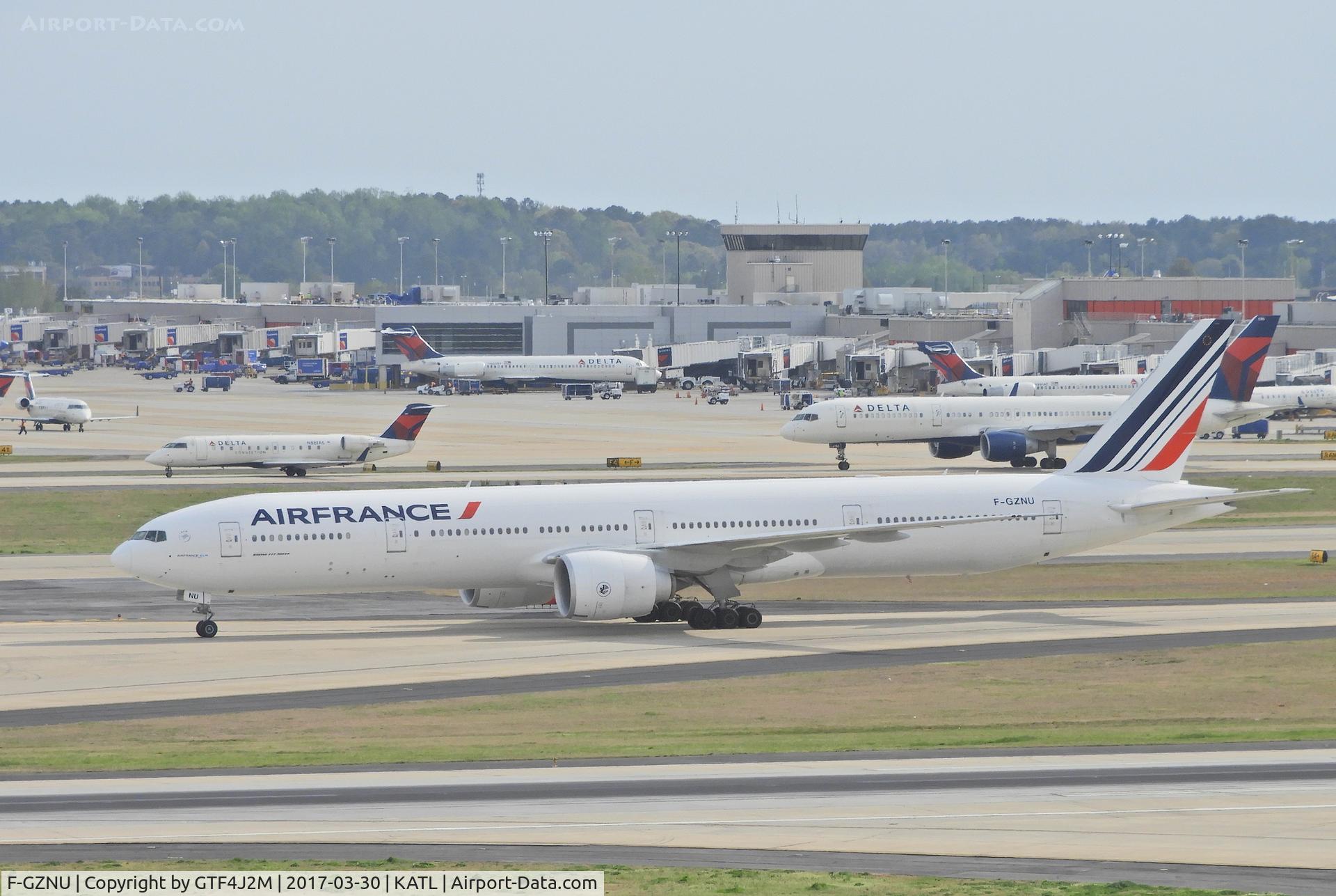 F-GZNU, 2016 Boeing 777-328/ER C/N 61701, F-GZNU  at Atlanta 20.3.17