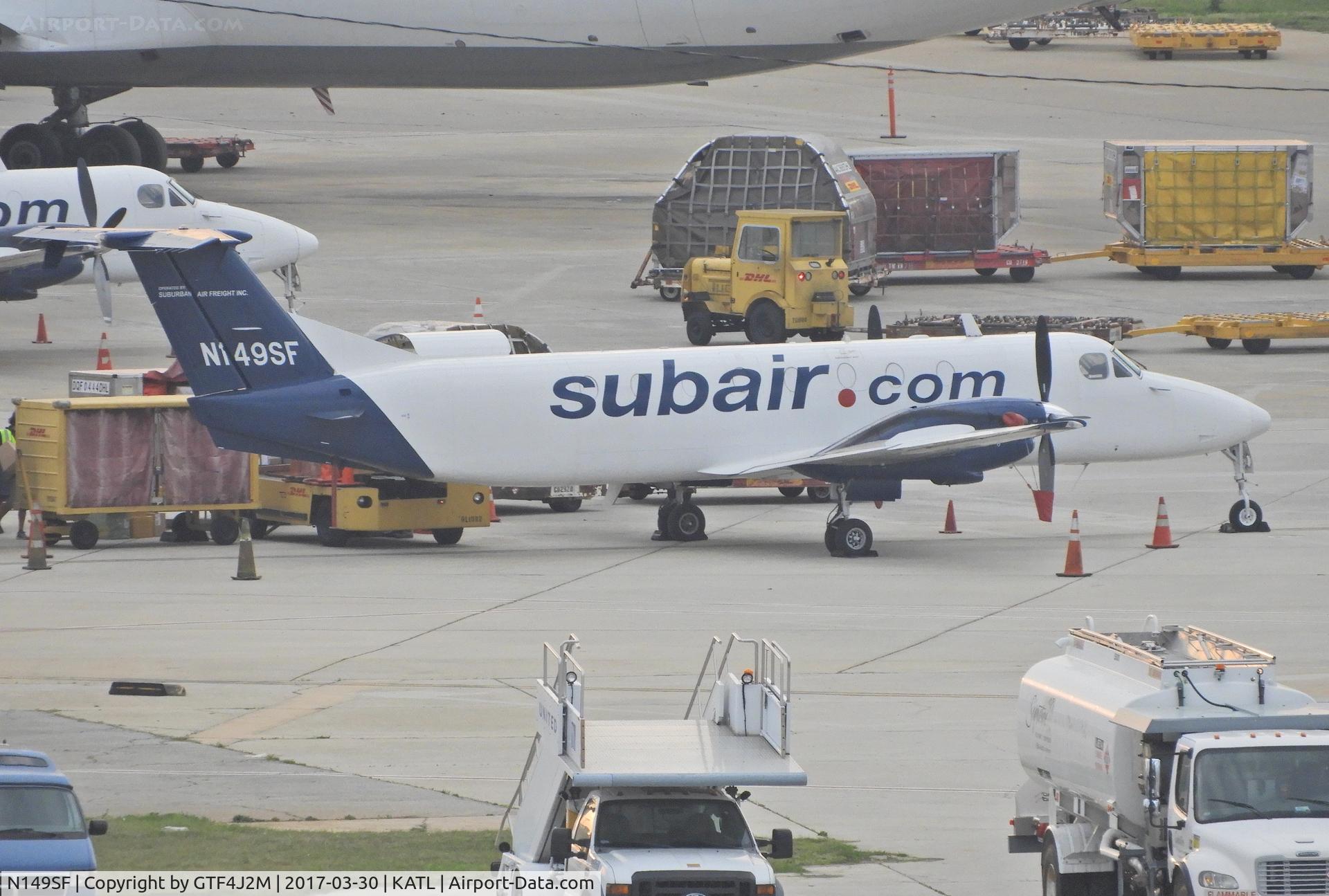 N149SF, 1991 Beech 1900C C/N UC-149, N149SF  at Atlanta 20.3.17