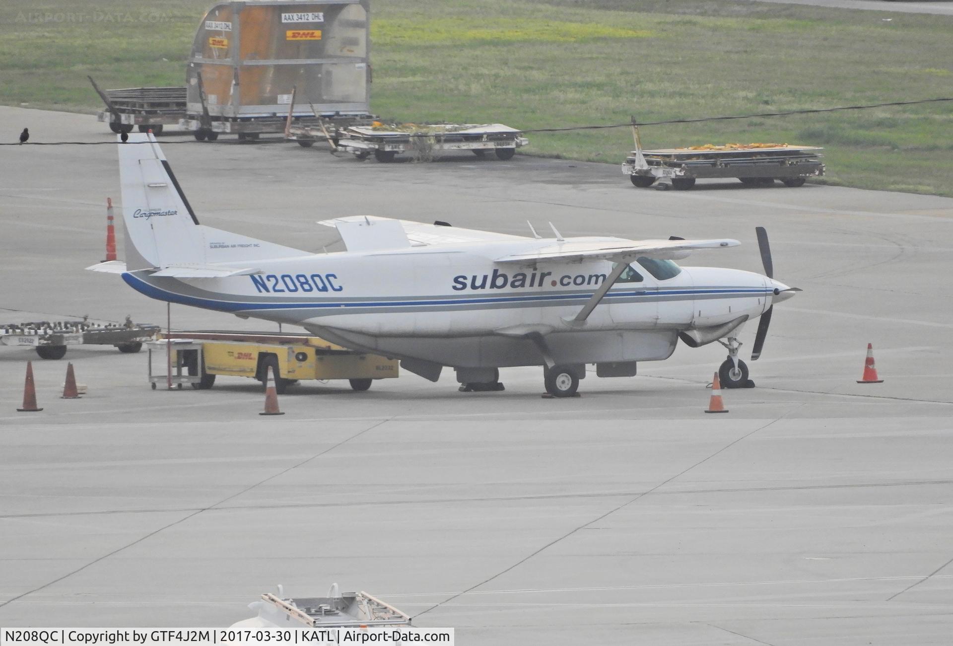 N208QC, 1999 Cessna 208B Grand Caravan C/N 208B0774, N208QC  at Atlanta 20.3.17