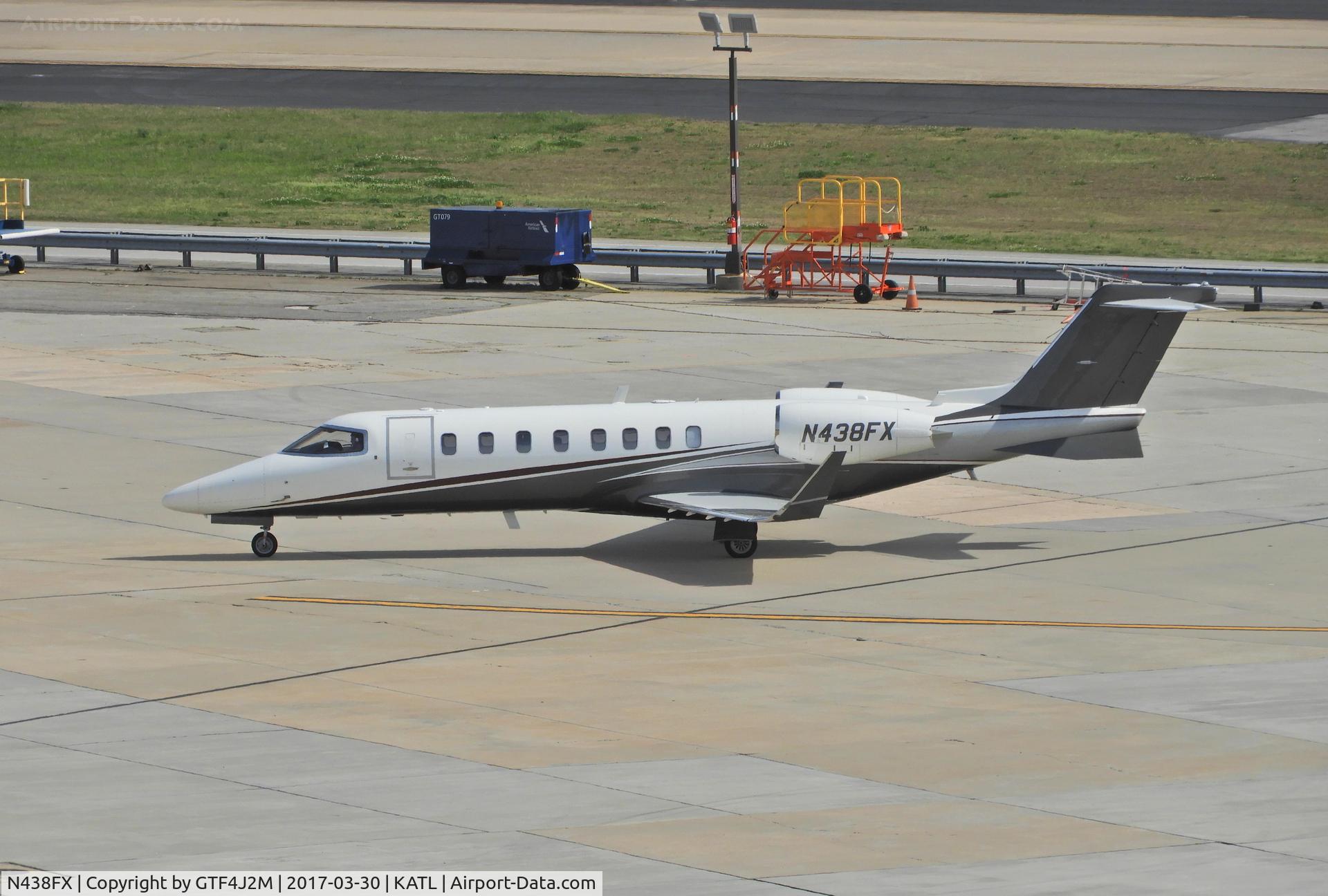 N438FX, 2007 Learjet 45 C/N 333, N438FX  at Atlanta 20.3.17