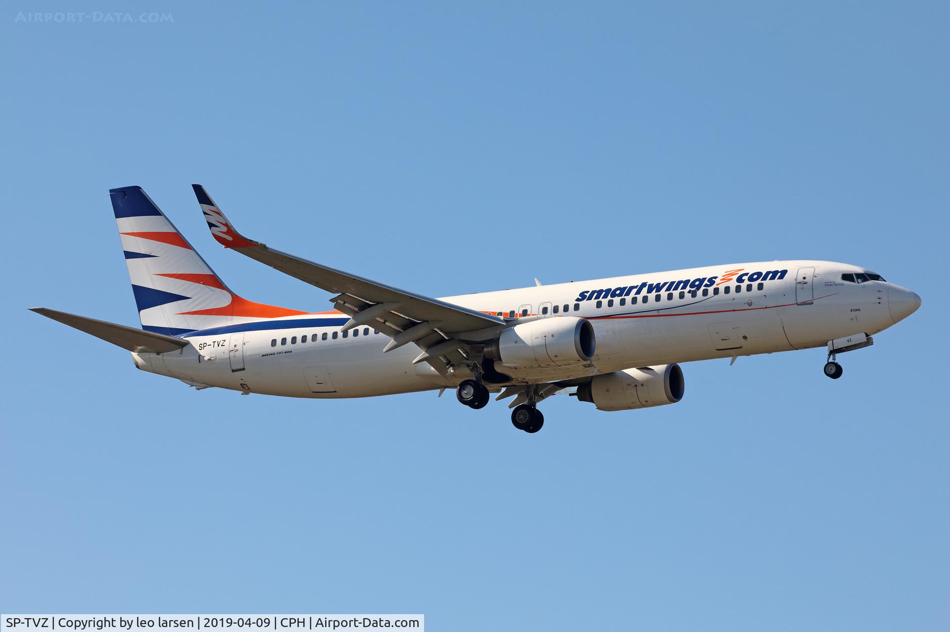 SP-TVZ, 2007 Boeing 737-8BK C/N 29643, Copenhagen 9.4.2019