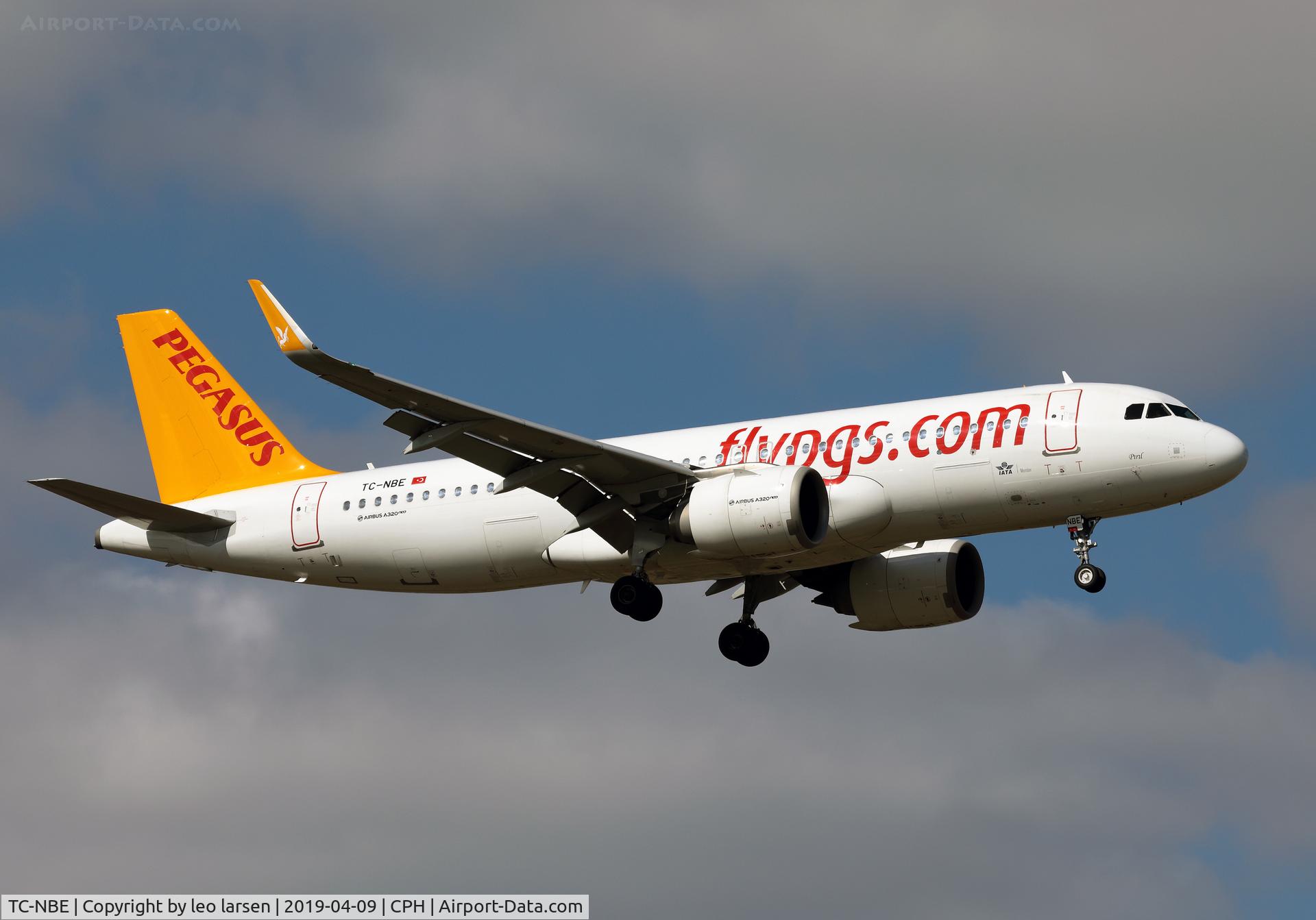 TC-NBE, 2016 Airbus A320-251N C/N 7380, Copenhagen 9.4.2019