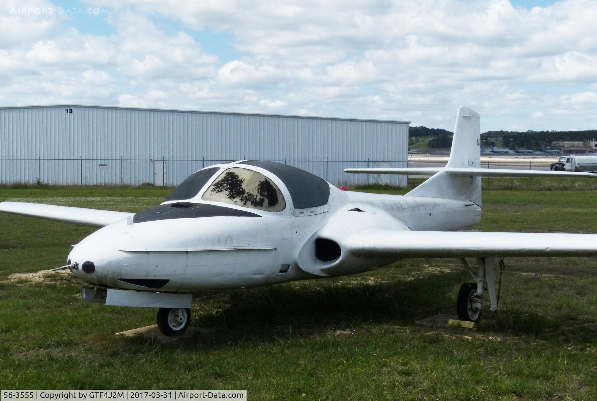 56-3555, 1956 Cessna T-37B Tweety Bird C/N 40127, 56-3555  at Southern Museum of Flight, Birmingham, AL 31.3.17