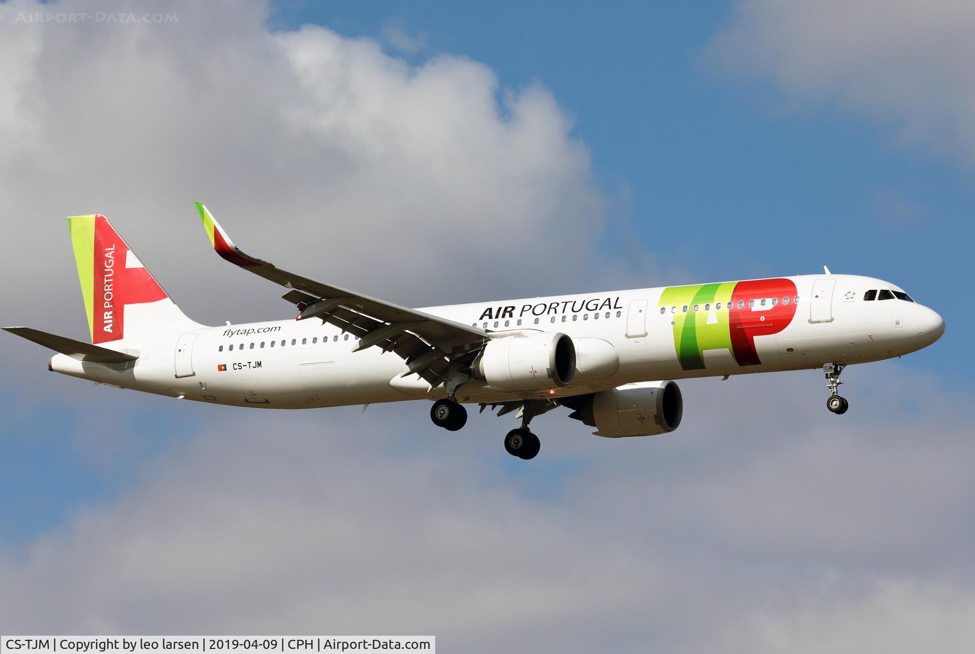 CS-TJM, 2018 Airbus A321-251N C/N 8145, Copenhagen 9.4.2019