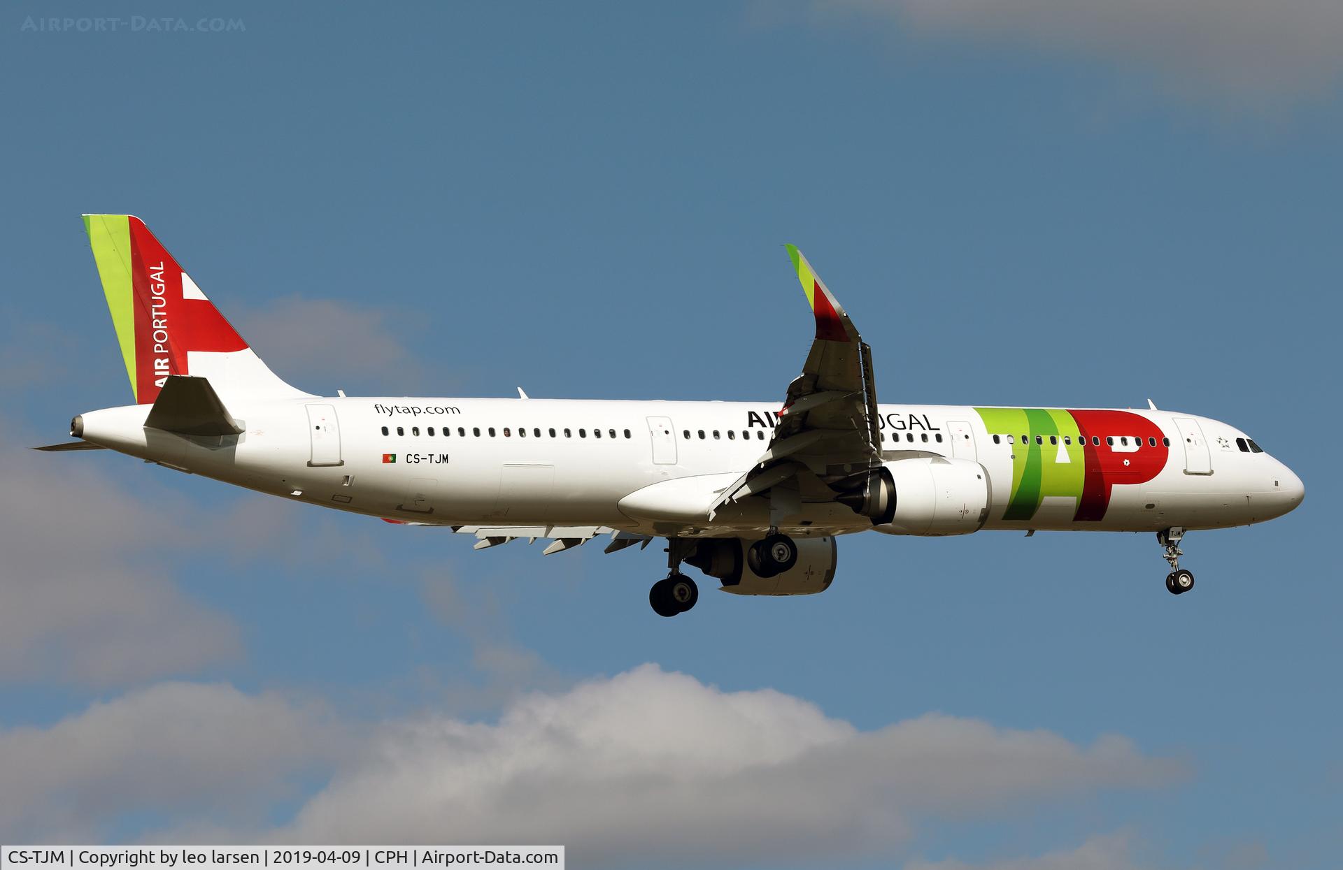 CS-TJM, 2018 Airbus A321-251N C/N 8145, Copenhagen 9.4.2019