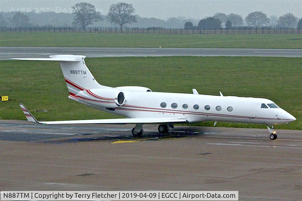 N887TM, 2010 Gulfstream Aerospace GV-SP (G550) C/N 5294, At Luton
