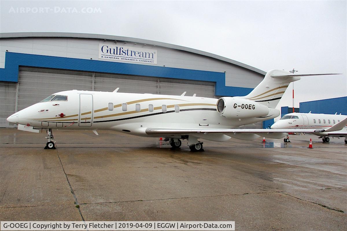 G-OOEG, 2018 Bombardier Challenger 350 (BD-100-1A10) C/N 20733, At Luton