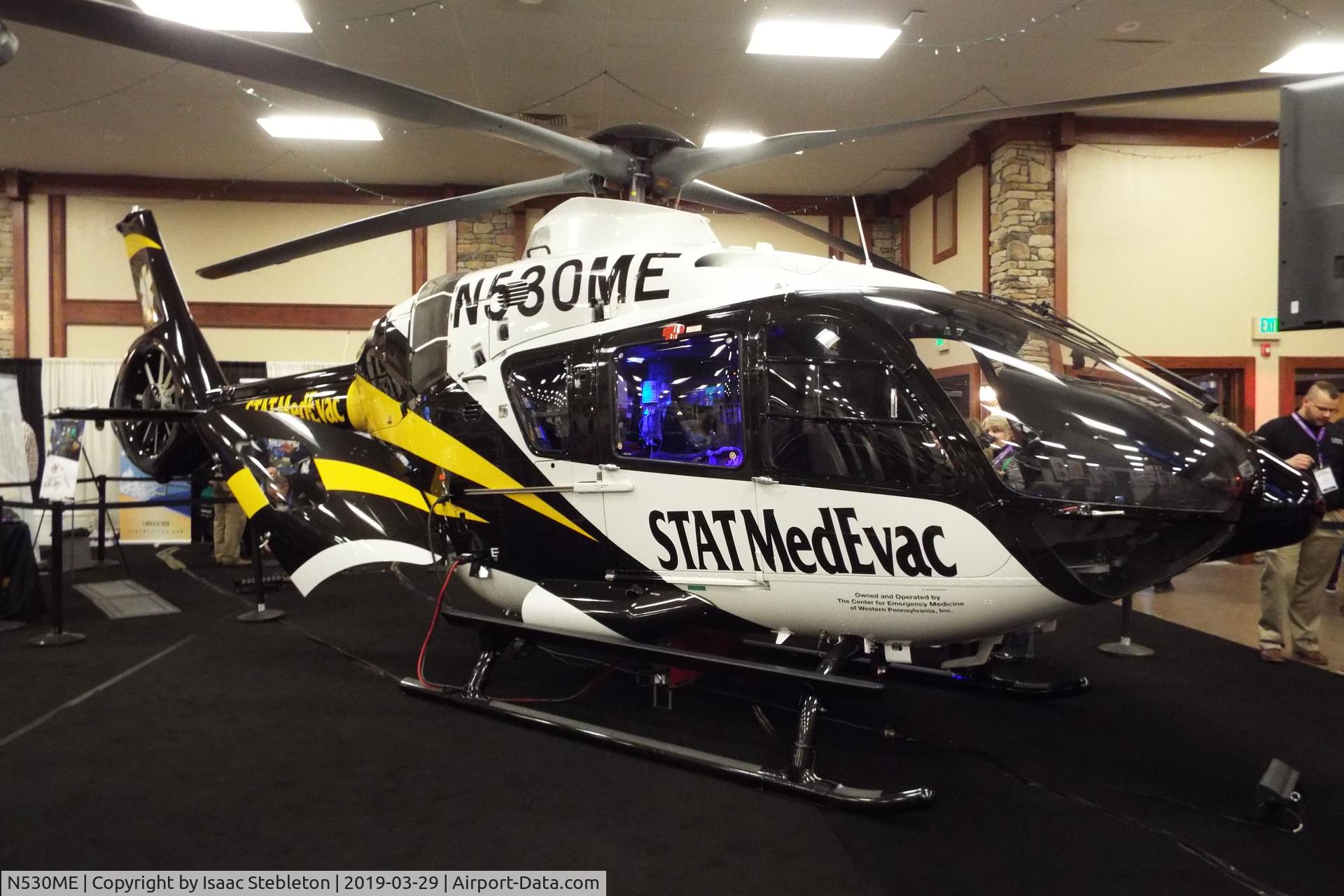N530ME, 2017 Airbus Helicopters EC-135TC C/N 2030, STAT MedEvac's newest helicopter, the 1st Ec-135 with Helionix, at the EMS Update Conference in Seven Springs.