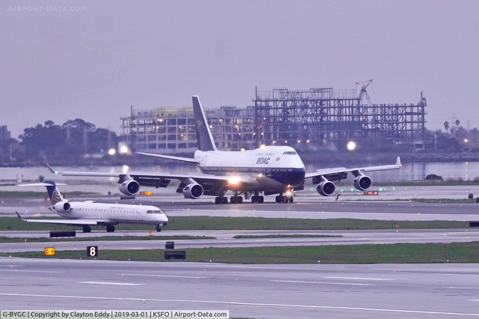 G-BYGC, 1999 Boeing 747-436 C/N 25823, SFO 2019.