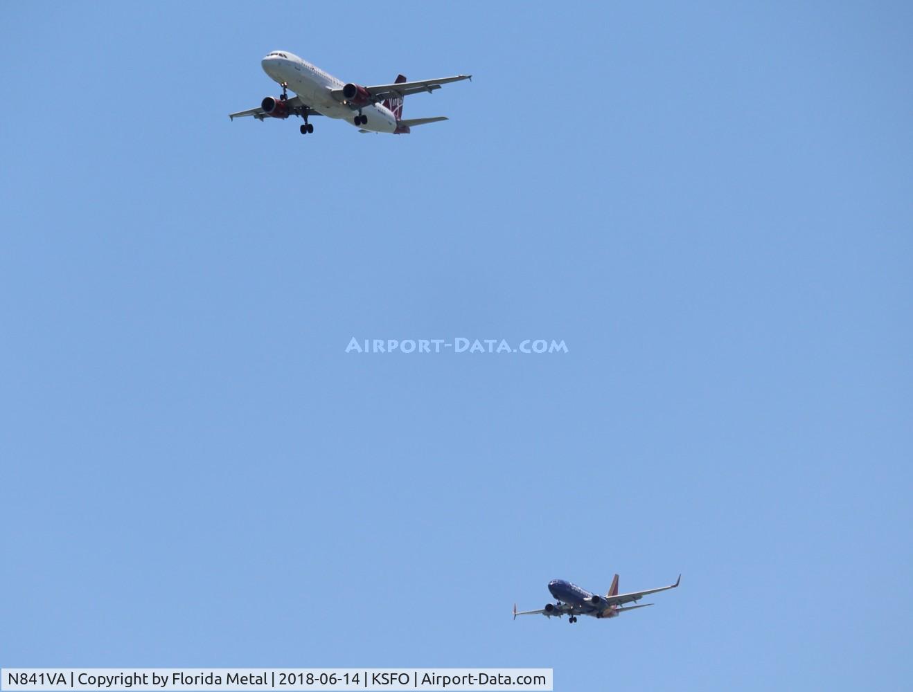 N841VA, 2011 Airbus A320-214 C/N 4655, Virgin America