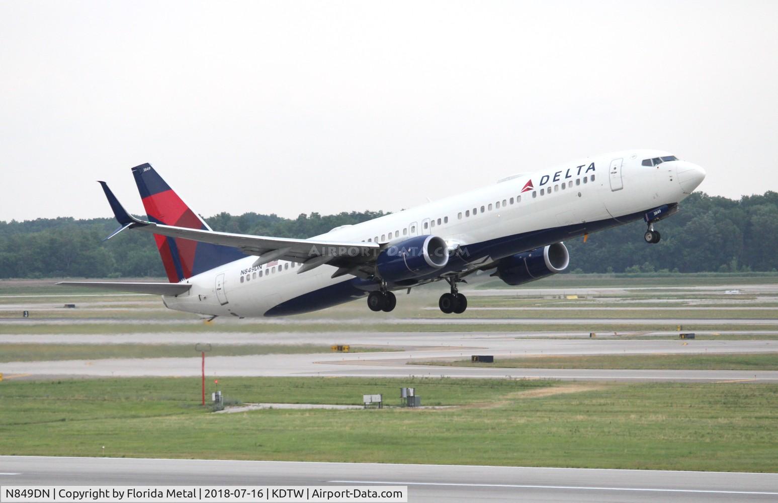 N849DN, 2015 Boeing 737-932/ER C/N 31960, Delta