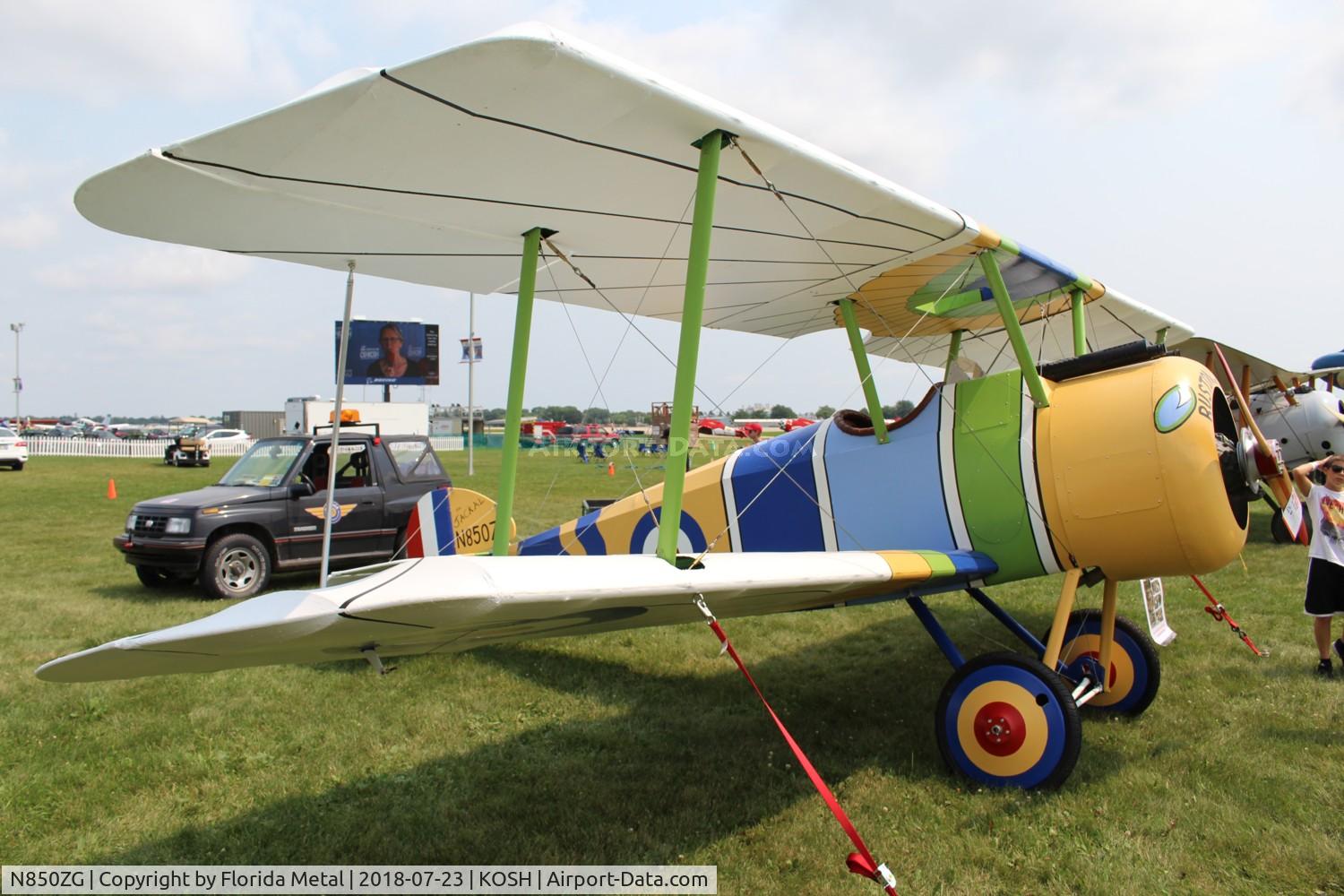 N850ZG, Genius Garage Sopwith Camel replica C/N 001, Sopwith Camel