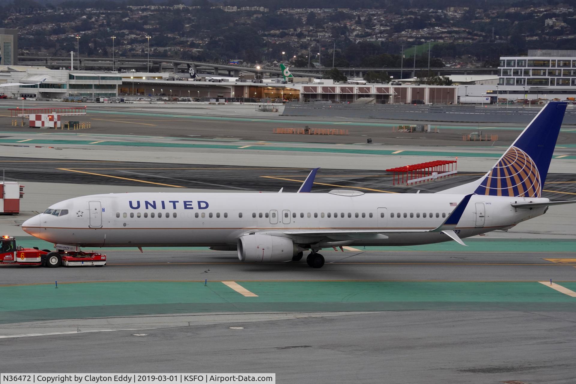 N36472, 2013 Boeing 737-924/ER C/N 31653, SFO 2019.