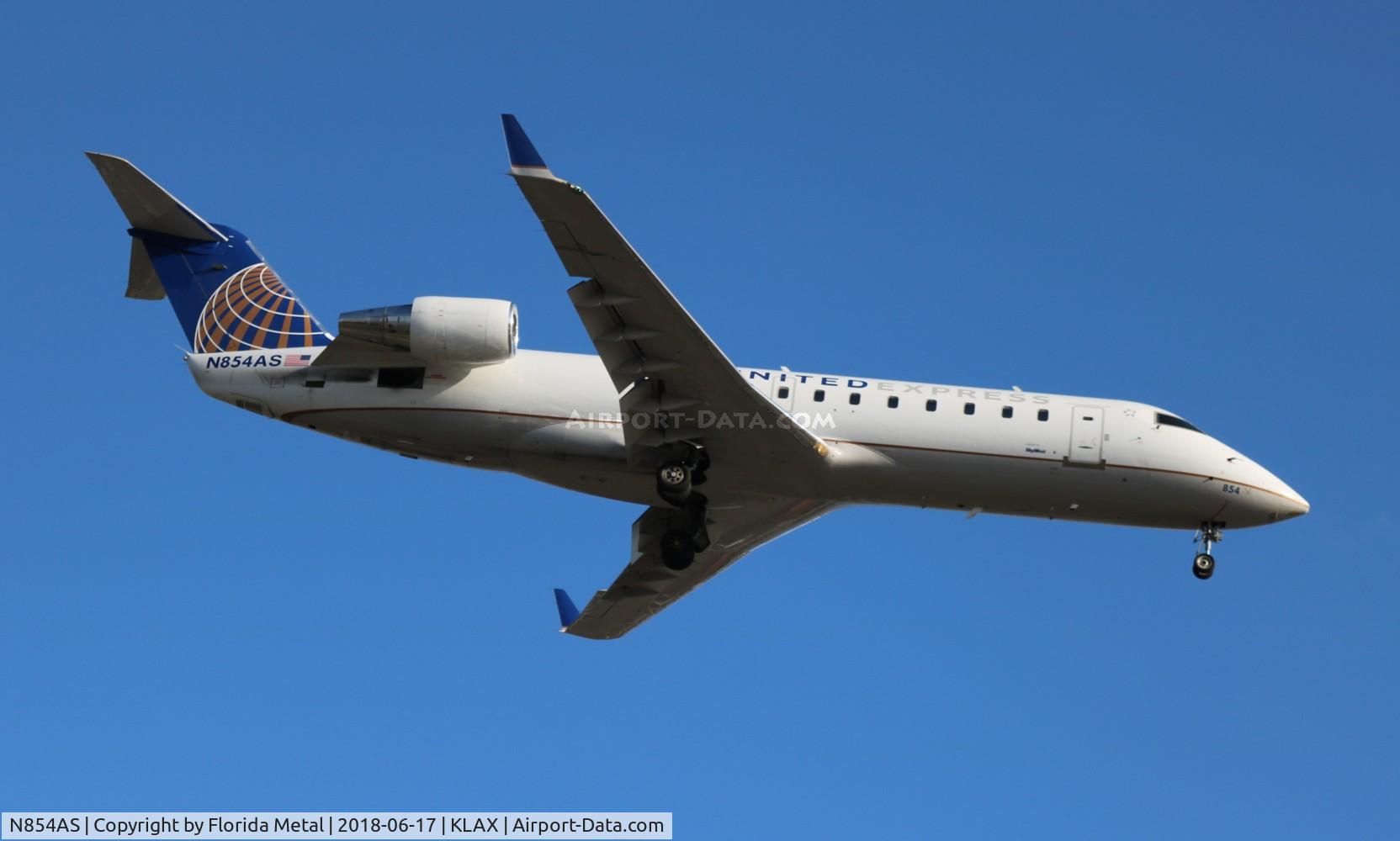 N854AS, 2000 Bombardier CRJ-200ER (CL-600-2B19) C/N 7382, United Express