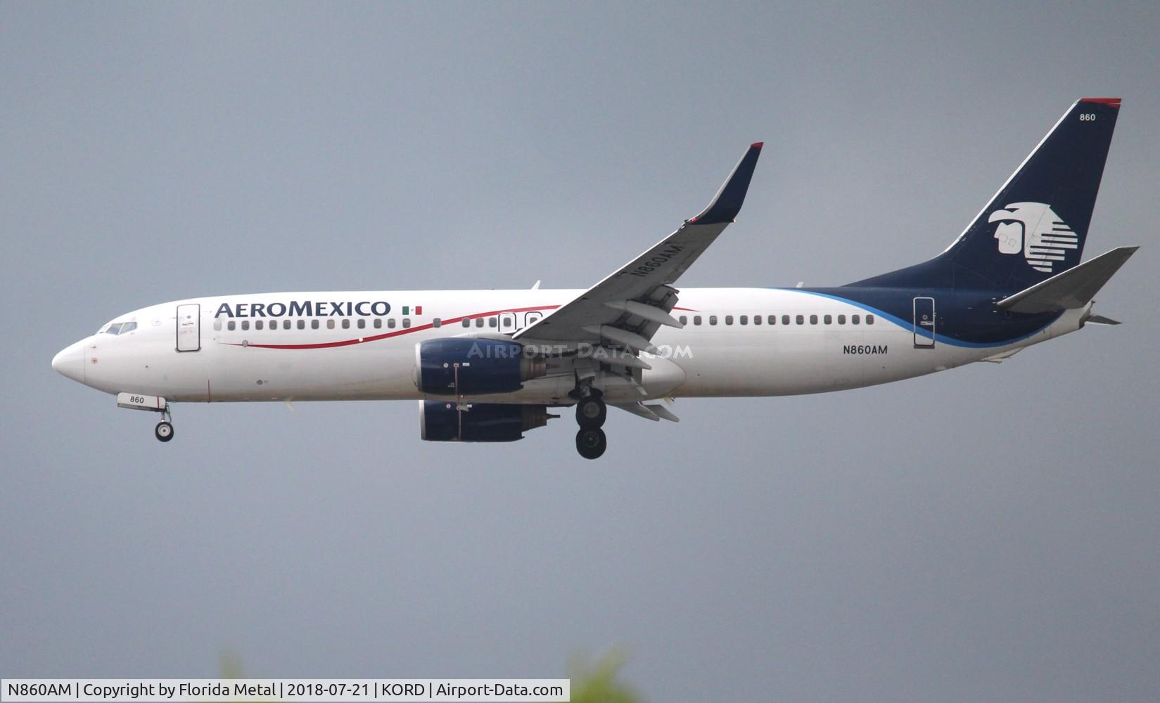 N860AM, 2002 Boeing 737-83N C/N 28249, Aeromexico