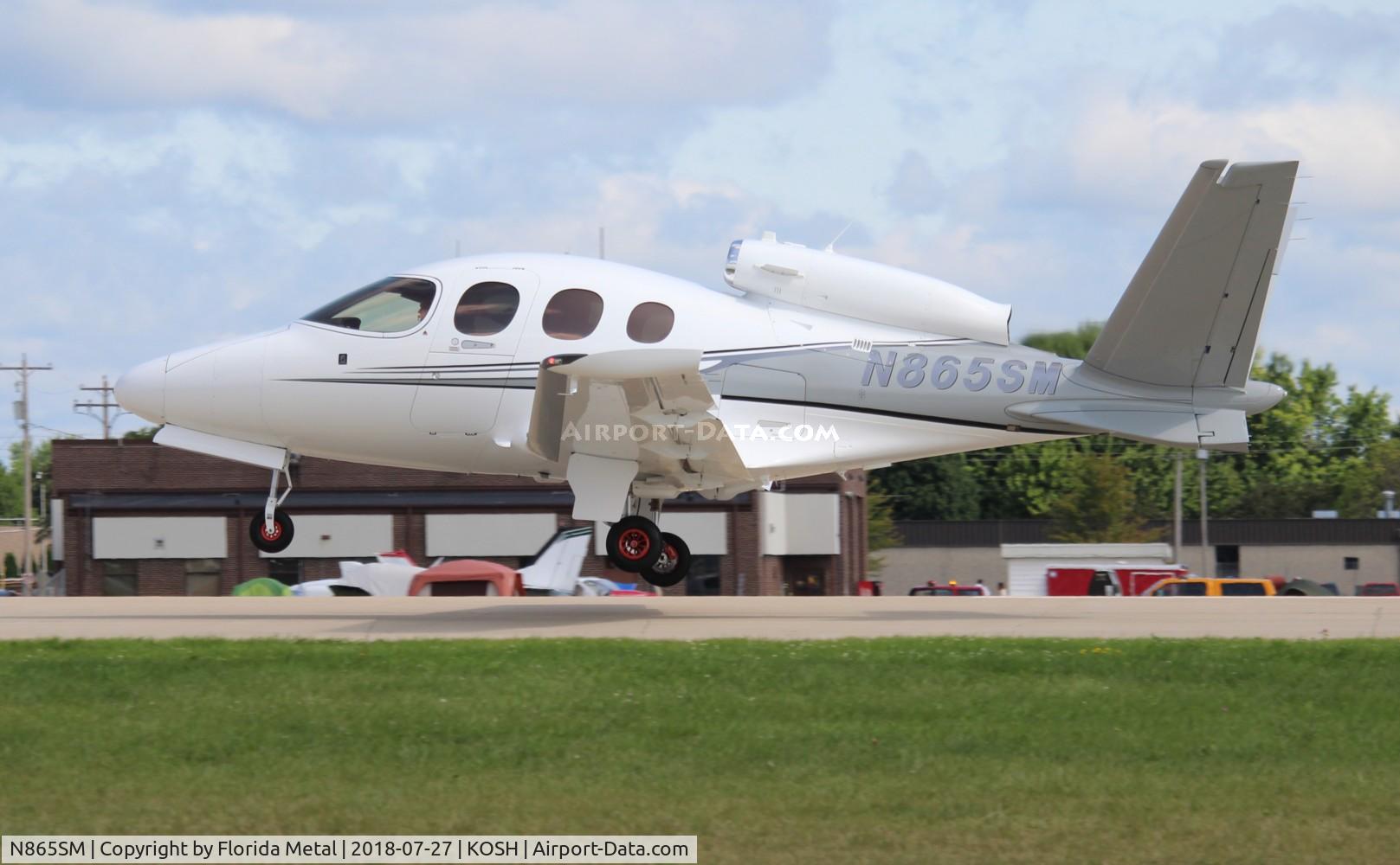 N865SM, 2018 Cirrus SF50 Vision C/N 0044, Cirrus SF50