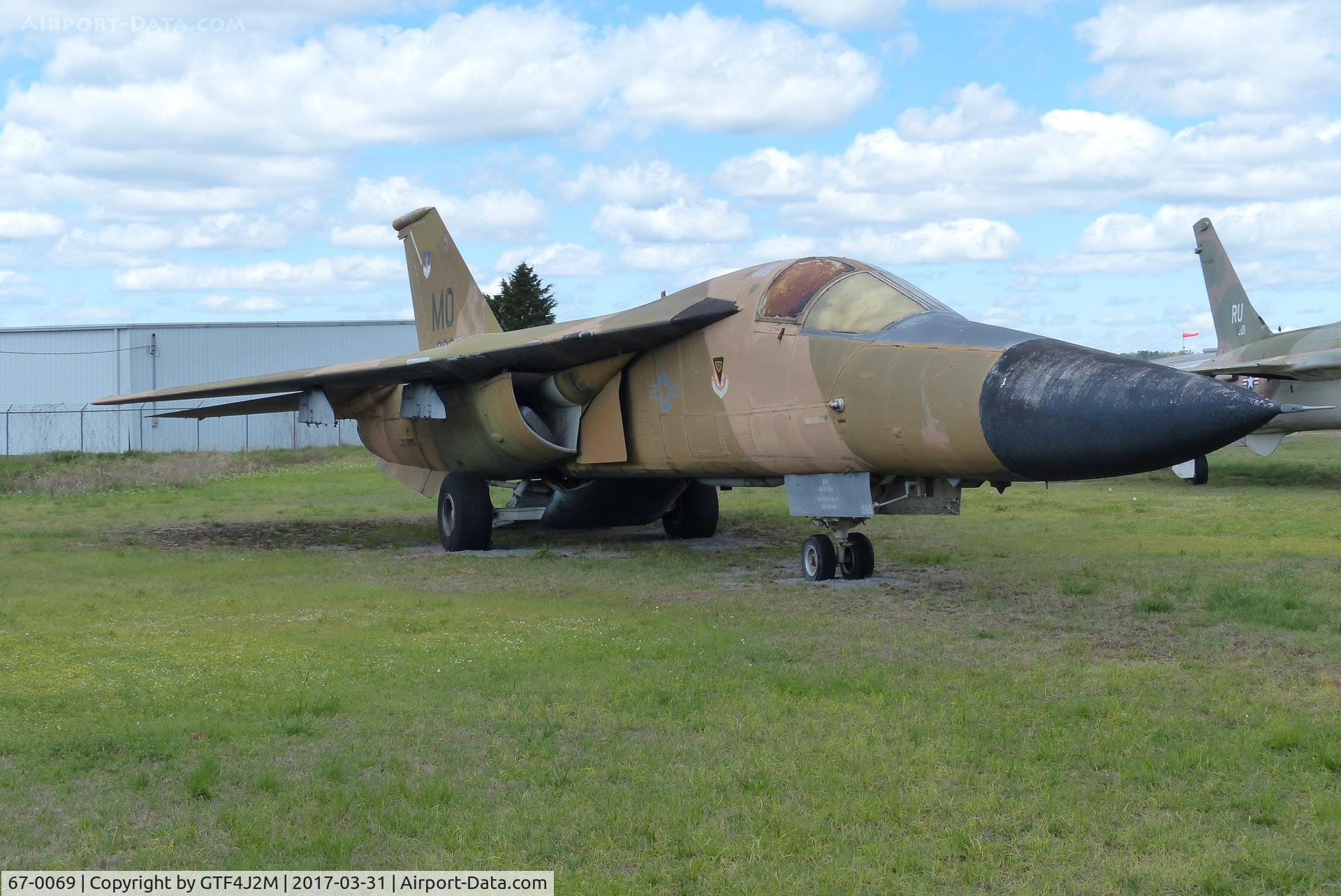 67-0069, 1967 General Dynamics F-111A Aardvark C/N A1-114, 67-0069 'MO'  at Southern Museum of Flight, Birmingham, AL 31.3.17