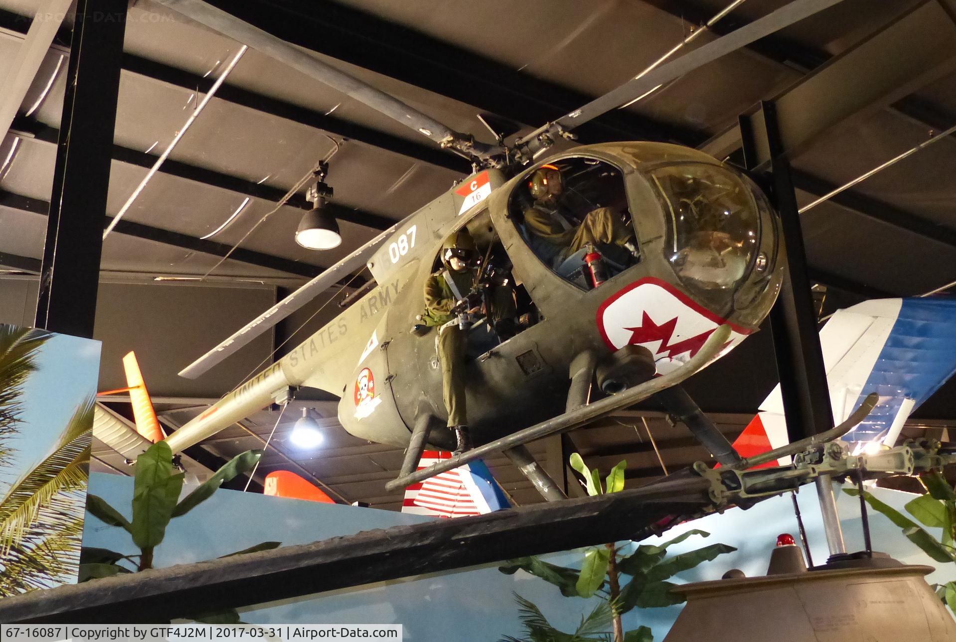 67-16087, 1967 Hughes OH-6A Cayuse C/N 0472, 67-16087  at Southern Museum of Flight, Birmingham, AL 31.3.17
