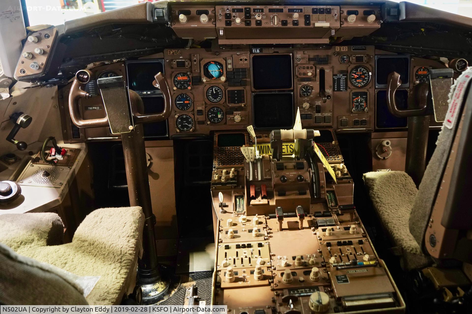 N502UA, 1989 Boeing 757-222 C/N 24623, SFO 2019.
