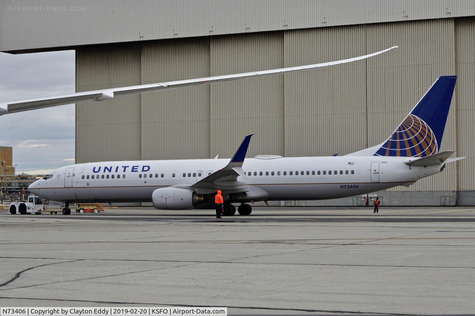 N73406, 2001 Boeing 737-924 C/N 30123, SFO 2019.