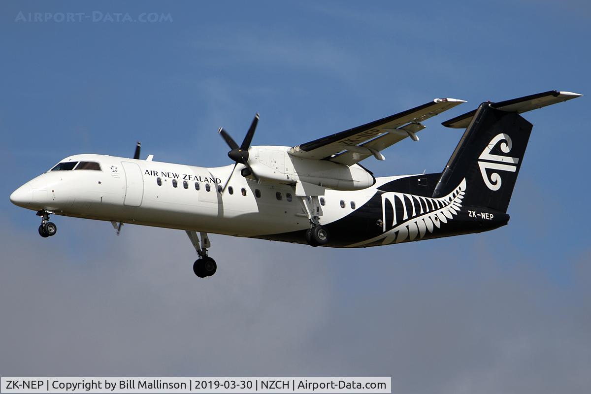 ZK-NEP, 2006 De Havilland Canada DHC-8-311Q Dash 8 C/N 634, Finals to 02