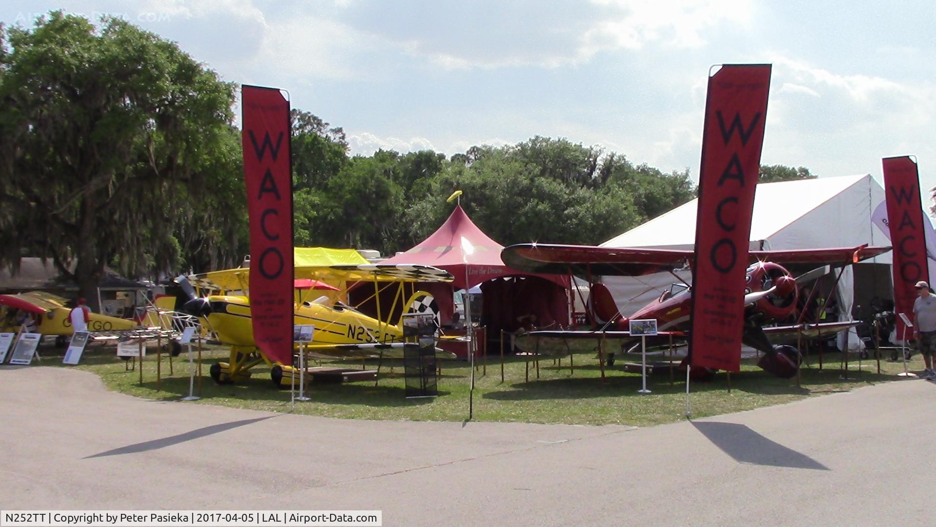 N252TT, 2015 Waco 2T-1A-2 Sport Trainer C/N 1208, 2017 Sun n' Fun Waco booth
