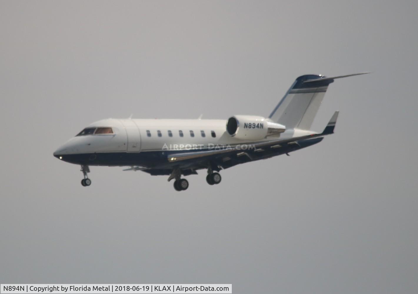 N894N, 2017 Bombardier CL-600-2B16 Challenger 650 C/N 6091, Challenger 650