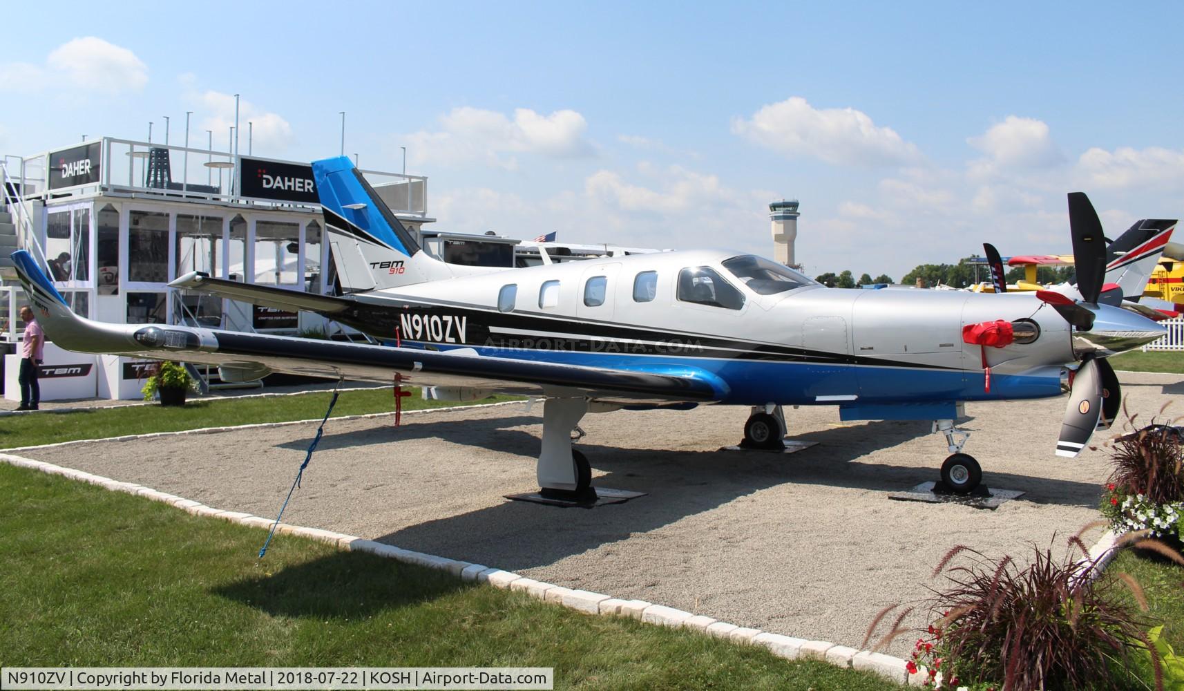 N910ZV, 2018 Daher TBM-910 C/N 1242, TBM-910