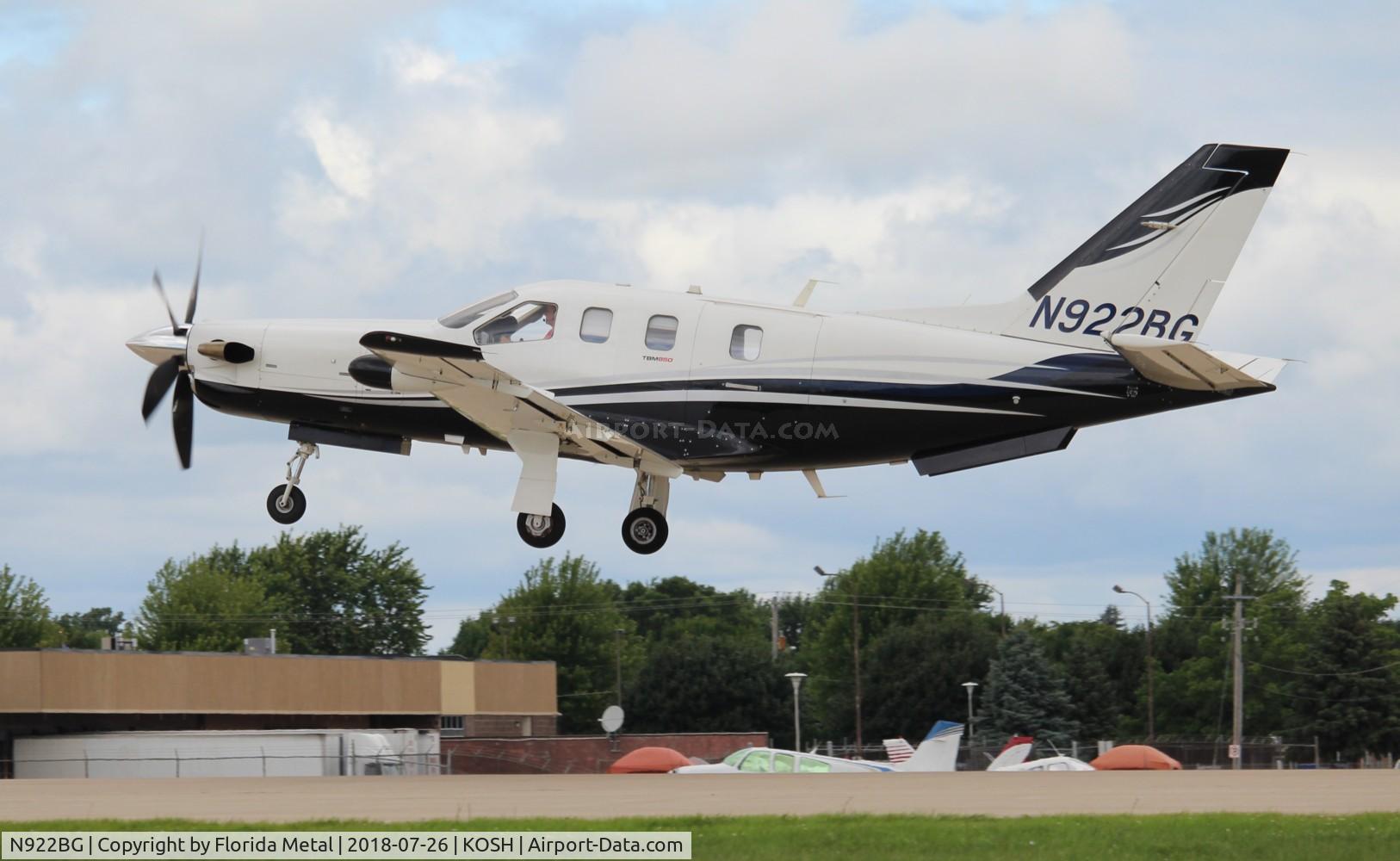 N922BG, 2010 Socata TBM-700 C/N 531, TBM-850