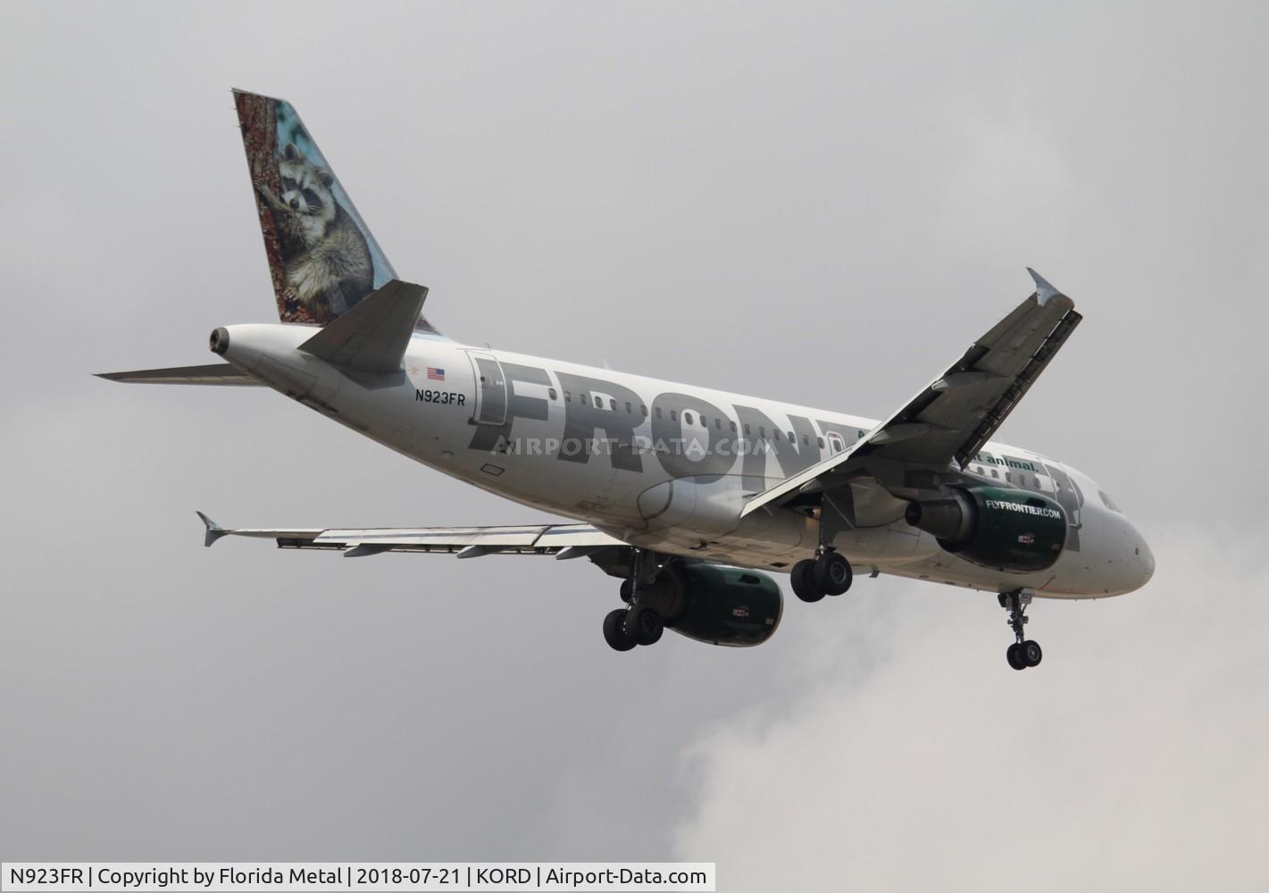 N923FR, 2003 Airbus A319-111 C/N 2019, Frontier