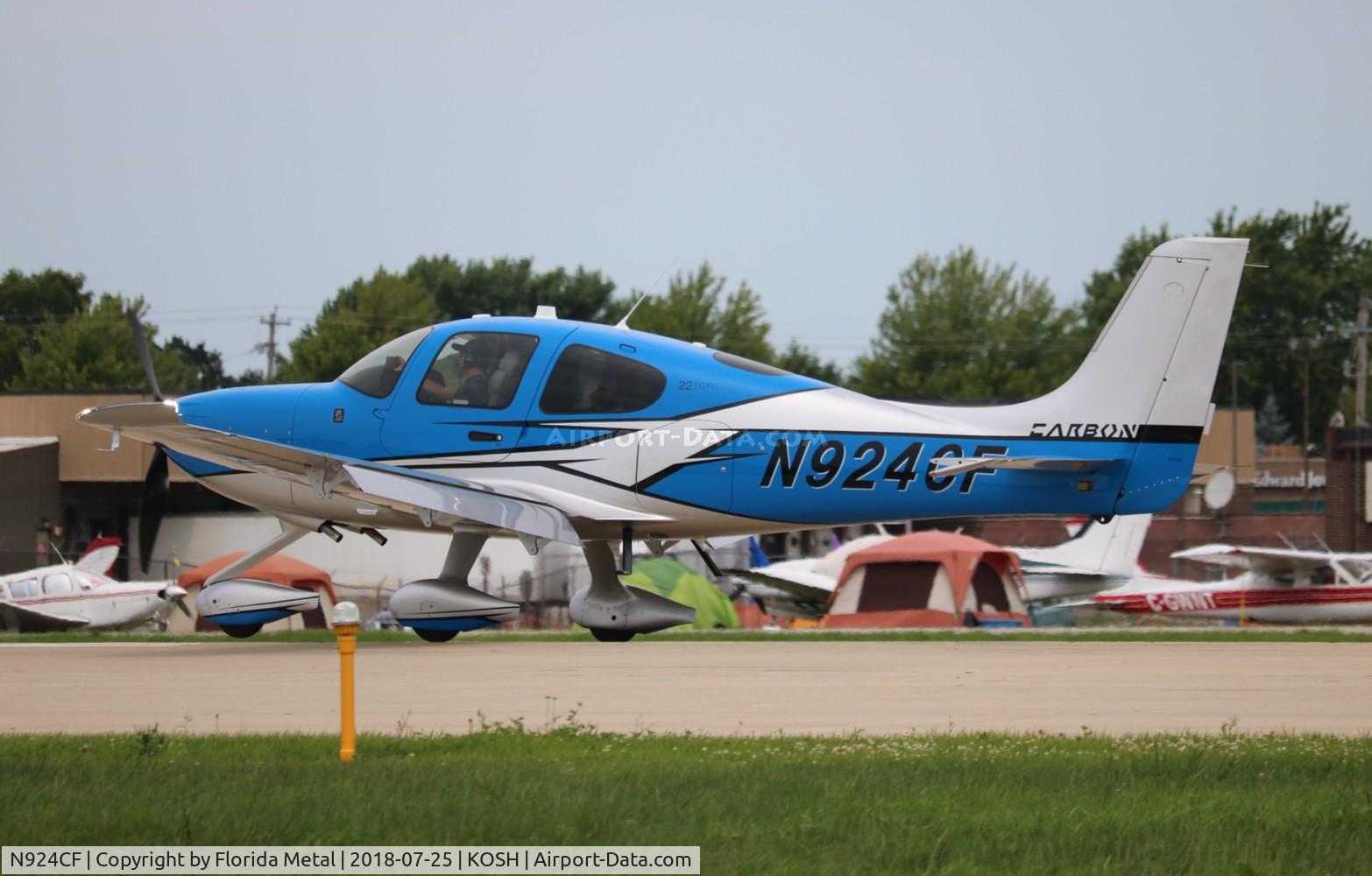 N924CF, 2018 Cirrus SR22 C/N 4639, Cirrus SR22