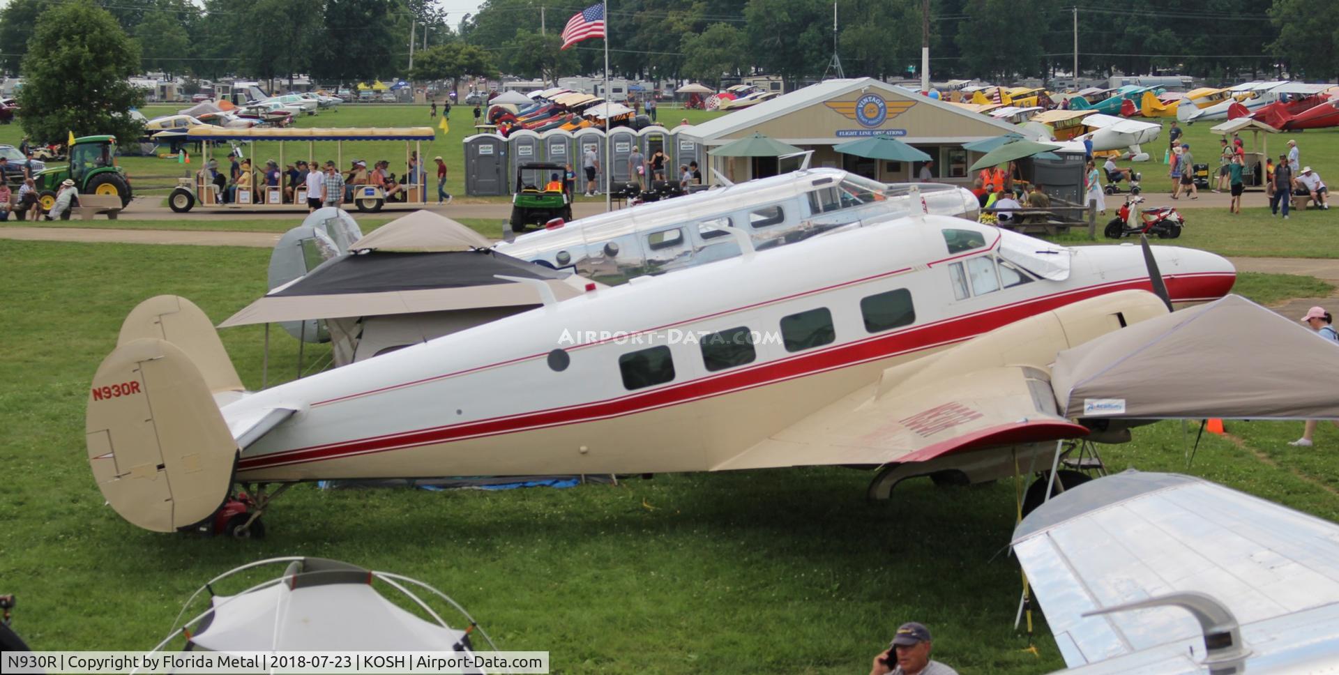 N930R, 1959 Beech E18S C/N BA-438, Beech E18S