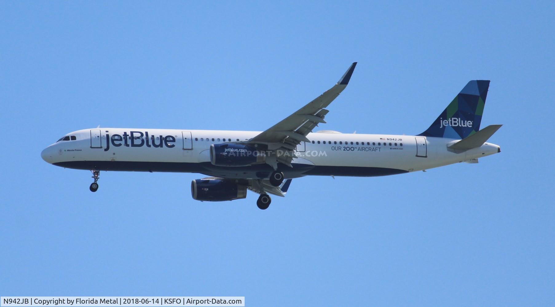 N942JB, 2014 Airbus A321-231 C/N 6279, Jet Blue