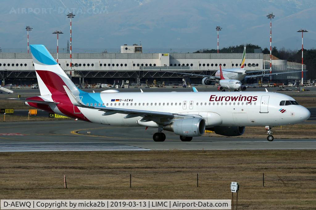 D-AEWQ, 2016 Airbus A320-214 C/N 7398, Taxiing