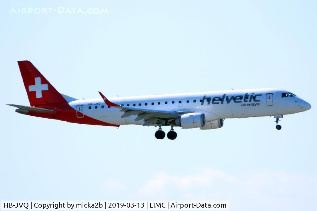 HB-JVQ, 2011 Embraer 190LR (ERJ-190-100LR) C/N 19000420, Landing