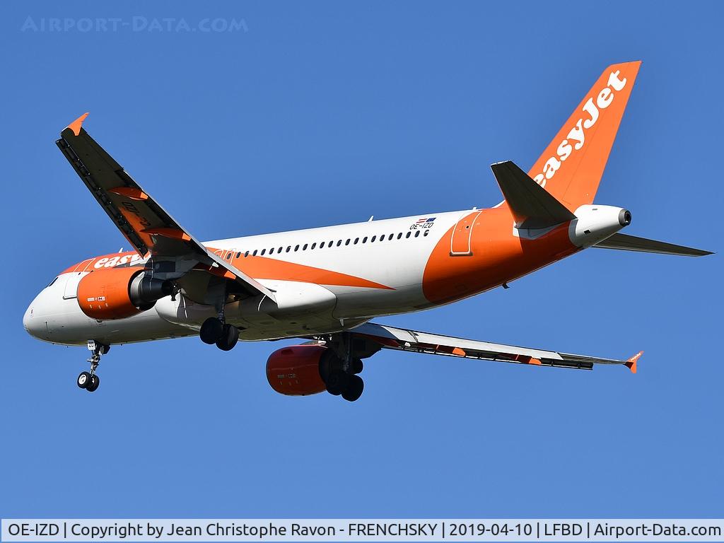OE-IZD, 2010 Airbus A320-214 C/N 4581, U28019 from London LGW landing runway 23