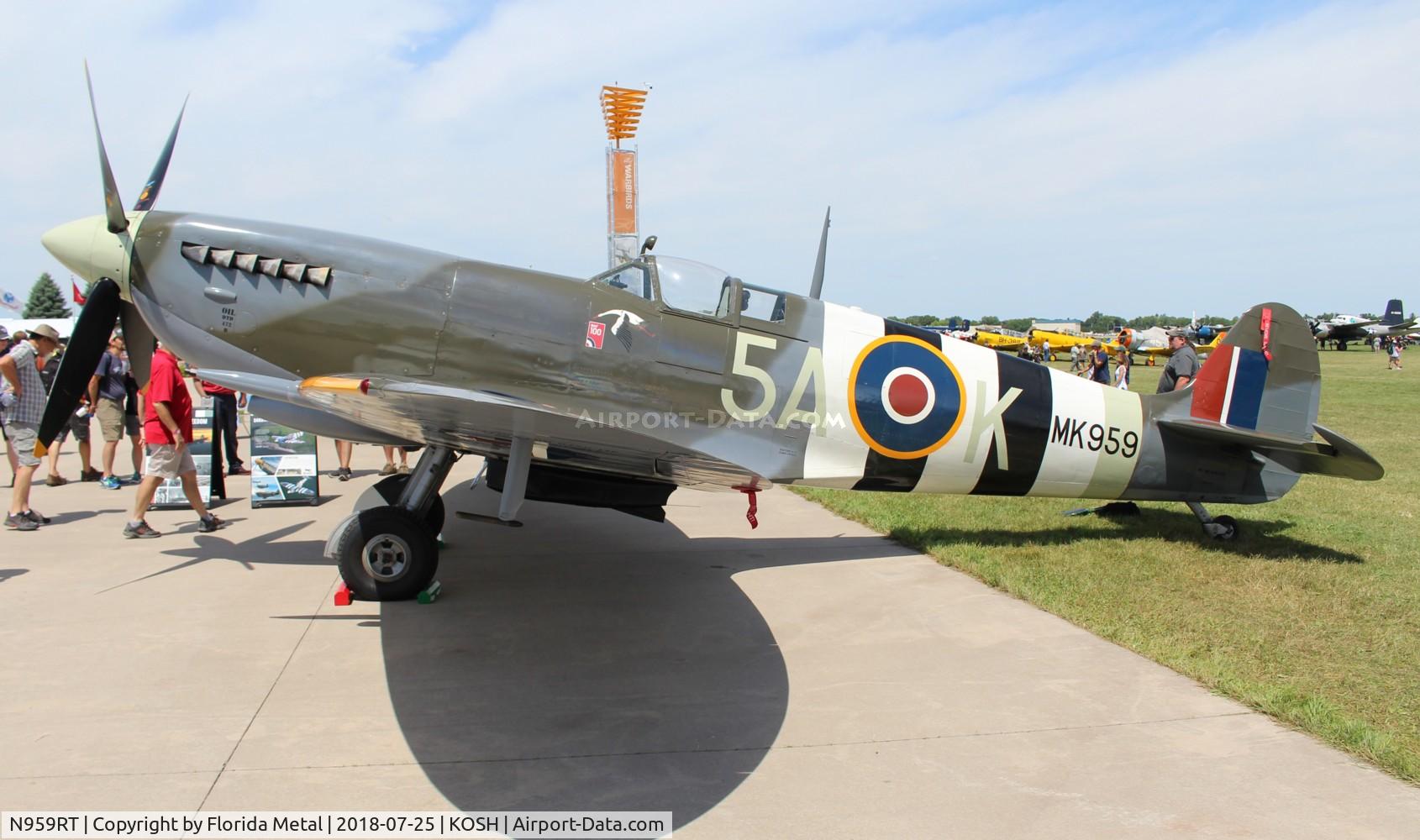 N959RT, 1944 Supermarine 361 Spitfire IXc C/N CBAF.8125, Spitfire IX