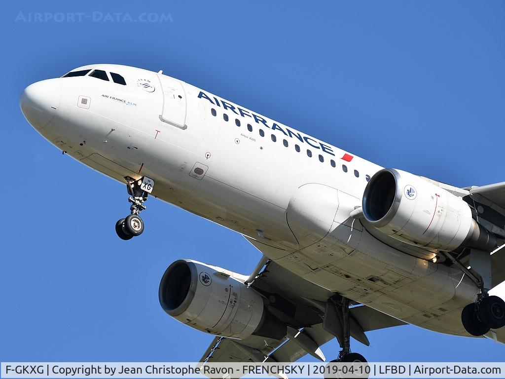 F-GKXG, 2002 Airbus A320-214 C/N 1894, Air France 6256 from Paris Orly landing runway 23