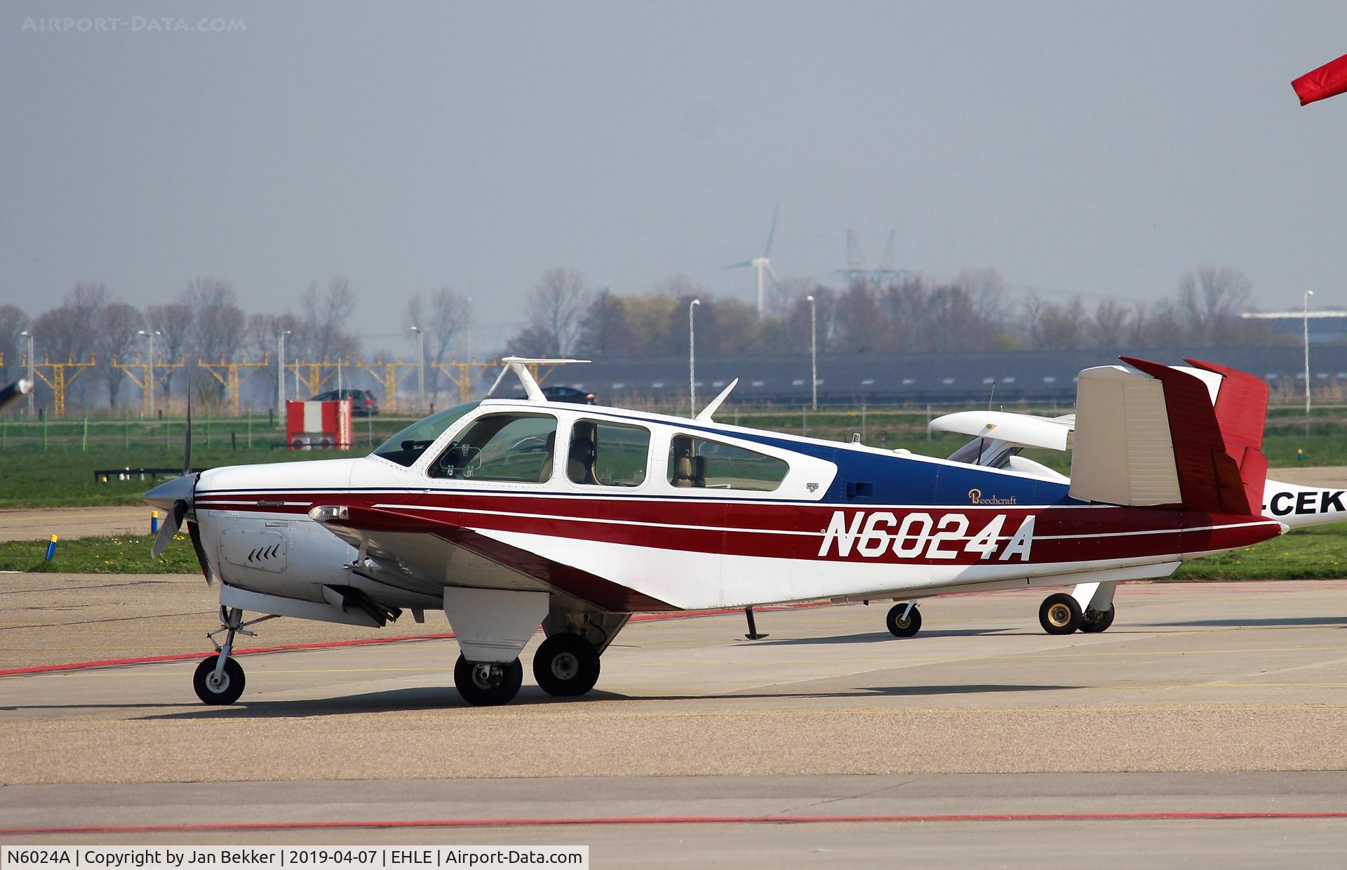 N6024A, 1979 Beech V35B Bonanza C/N D-10210, Lelystad Airport