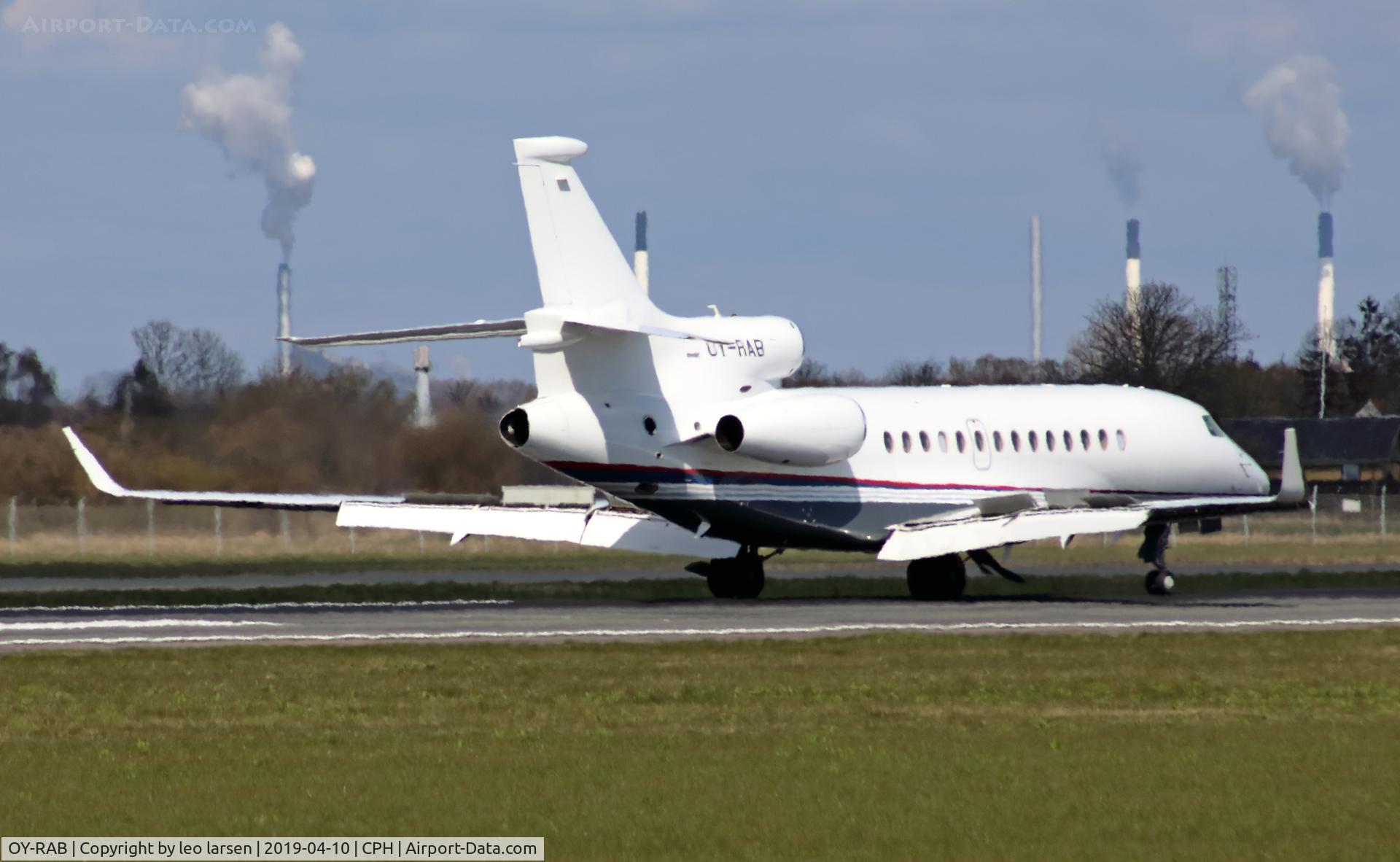 OY-RAB, 2009 Dassault Falcon 7X C/N 078, Copenhagen 10.4.2019