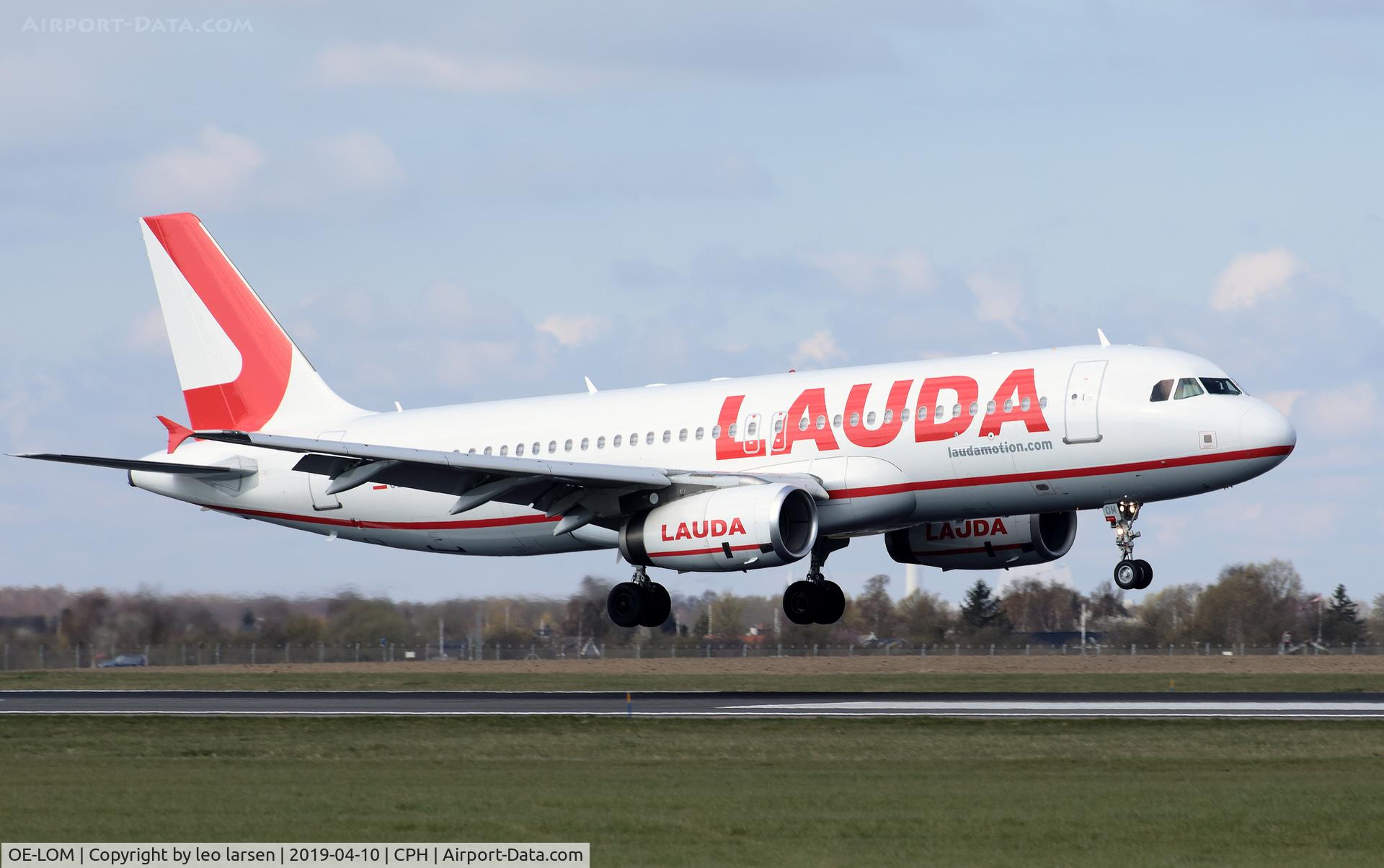 OE-LOM, 2006 Airbus A320-232 C/N 2984, Copenhagen 10.4.2019