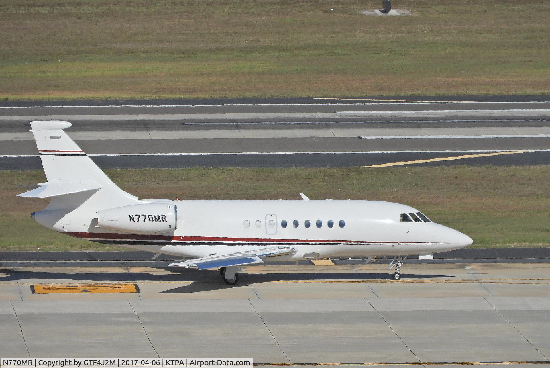 N770MR, 1999 Dassault Falcon 2000 C/N 99, N770MR  at Tampa, FL 6.4.17
