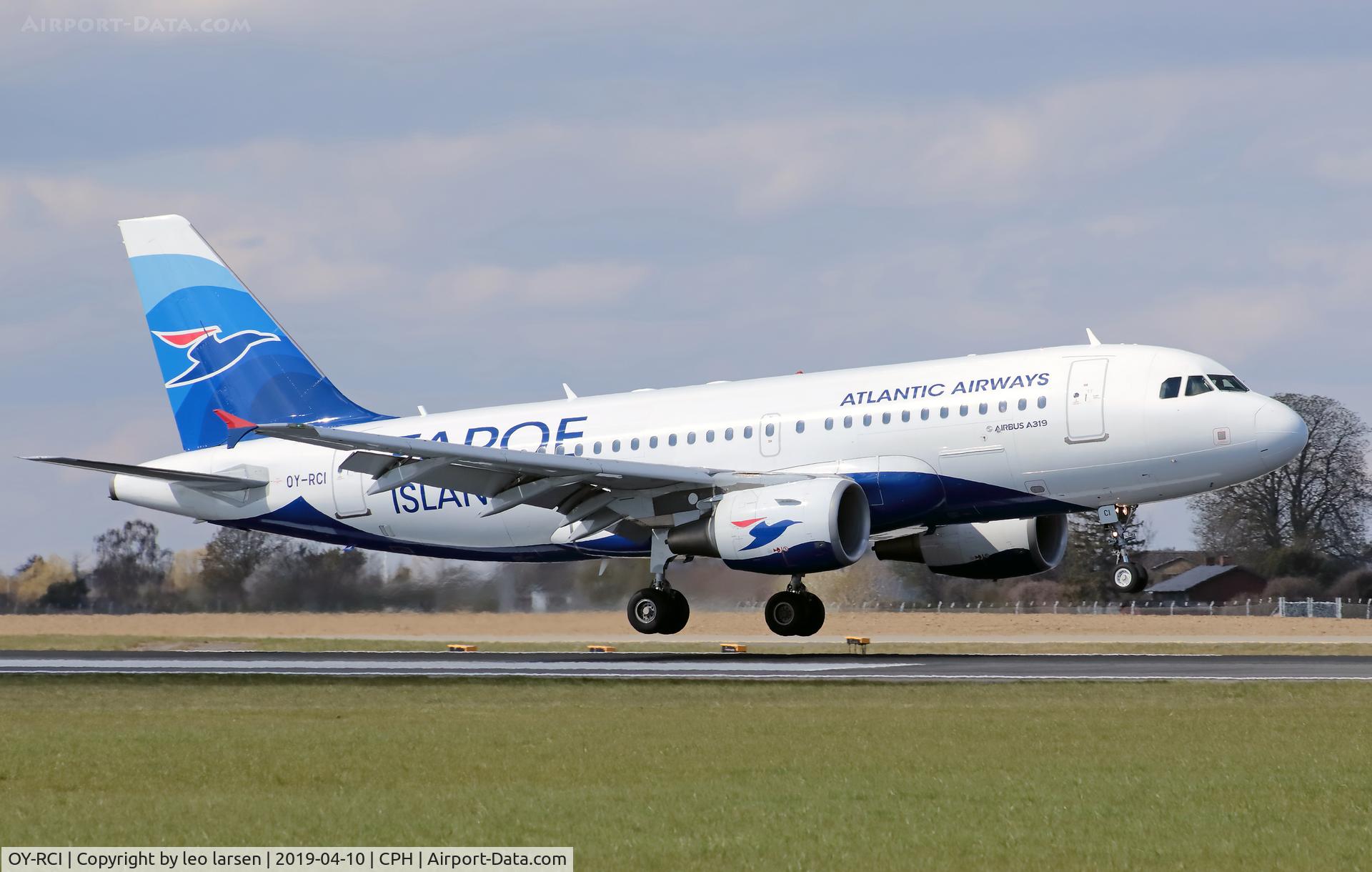 OY-RCI, 2009 Airbus A319-112 C/N 3905, Copenhagen 10.4.2019