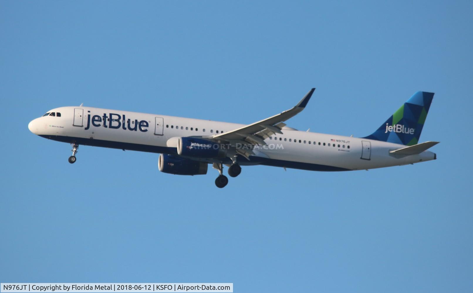 N976JT, 2017 Airbus A321-231 C/N 7529, JetBlue