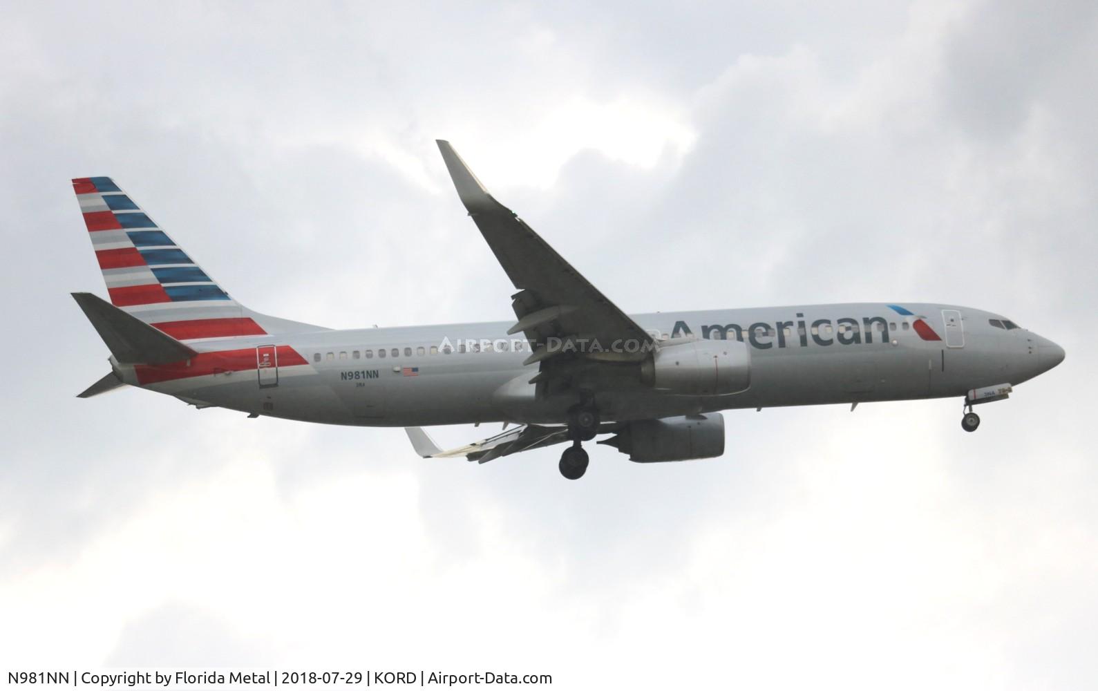N981NN, 2015 Boeing 737-823 C/N 31230, American