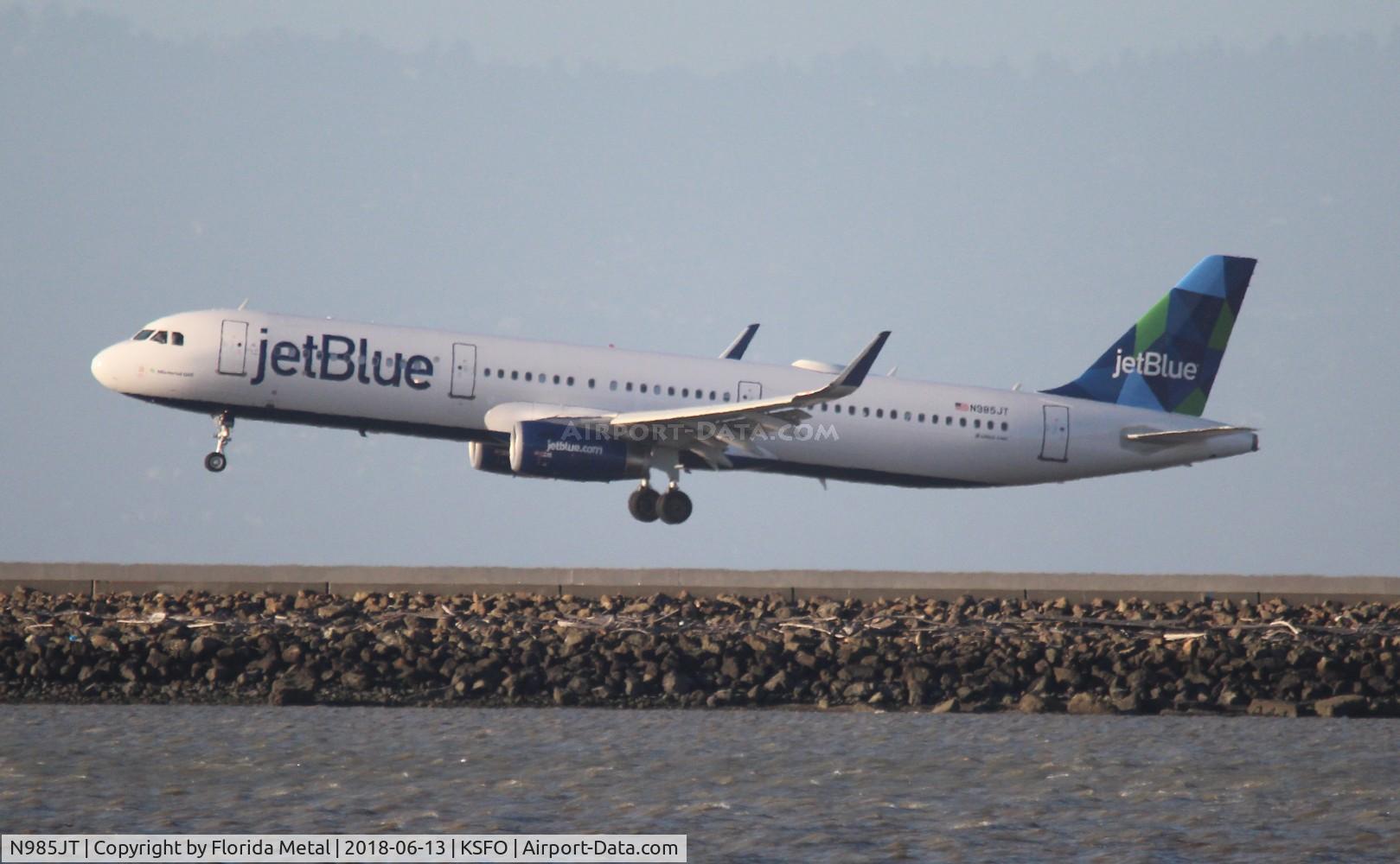 N985JT, 2017 Airbus A321-231 C/N 7798, JetBlue