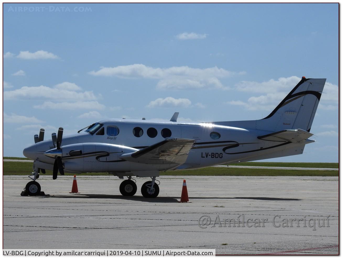 LV-BDG, 2005 Raytheon C90A King Air C/N LJ-1730, Landed at SUMU